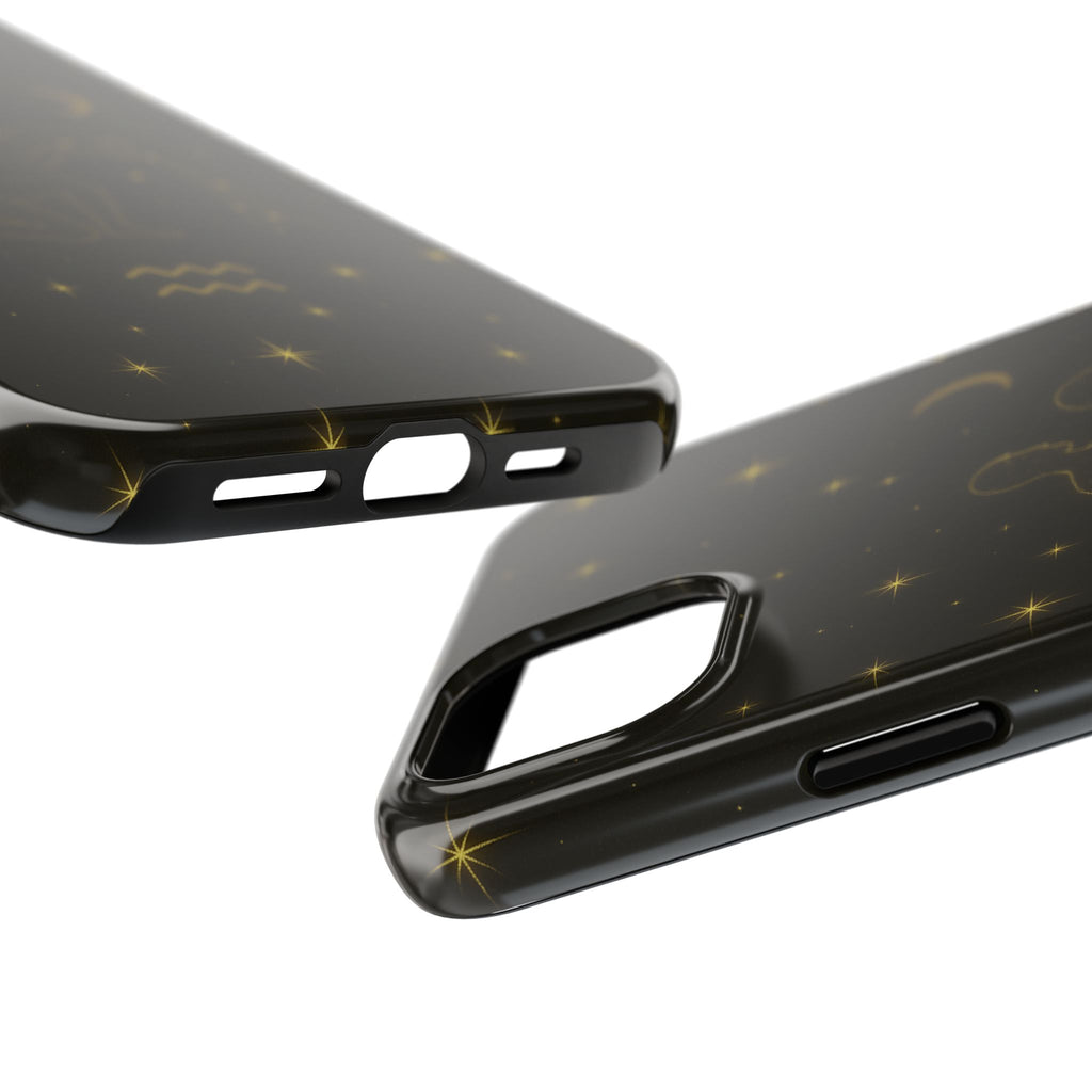 Aquarius Constellation Tough Phone Case — Zodiac Water-Bearer Astrology Design
