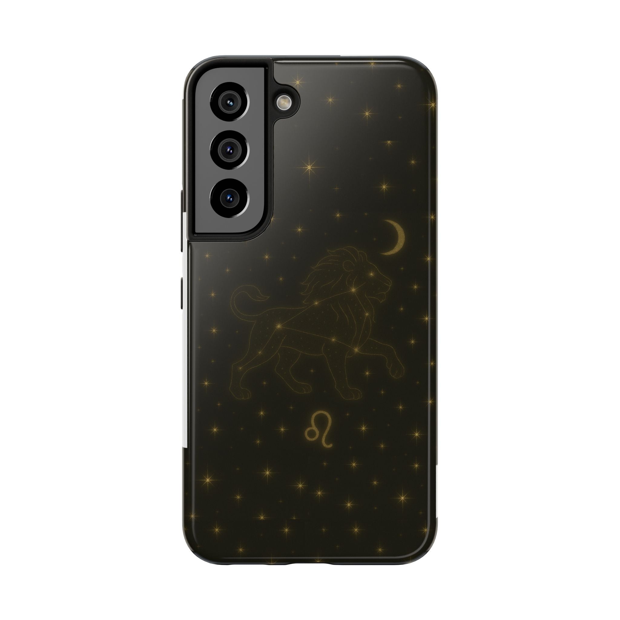 Leo Constellation Tough Phone Case — Zodiac Lion Design with Moon & Stars