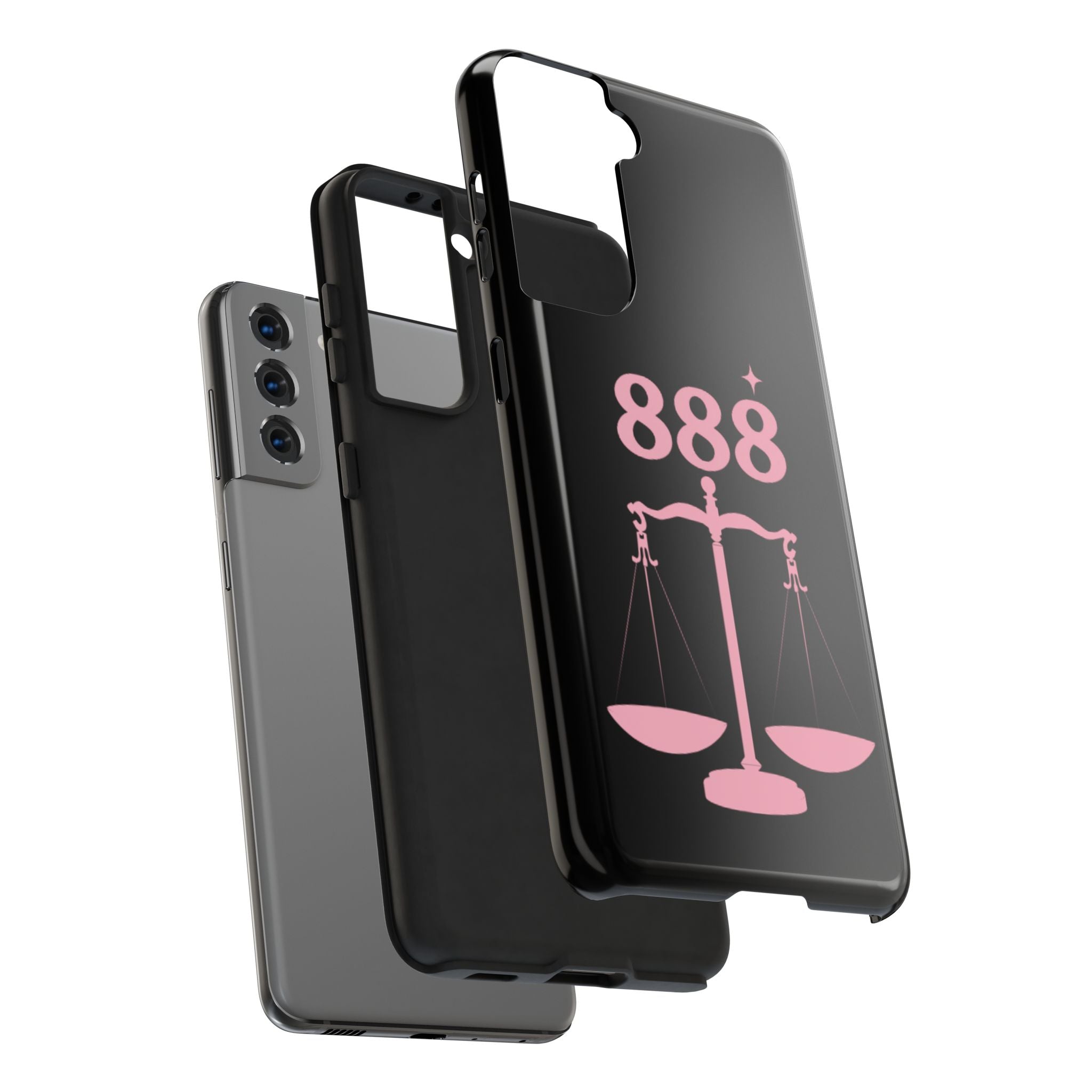 Black & Pink 888 Phone Case