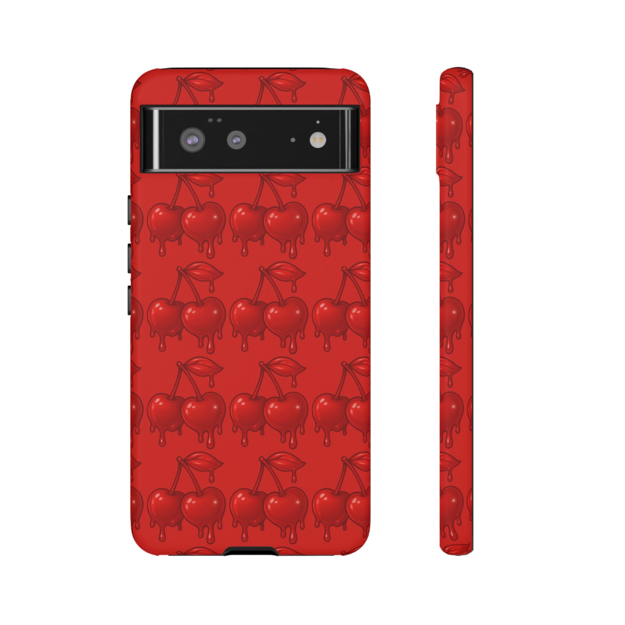 Red Dripping Cherry Phone Case