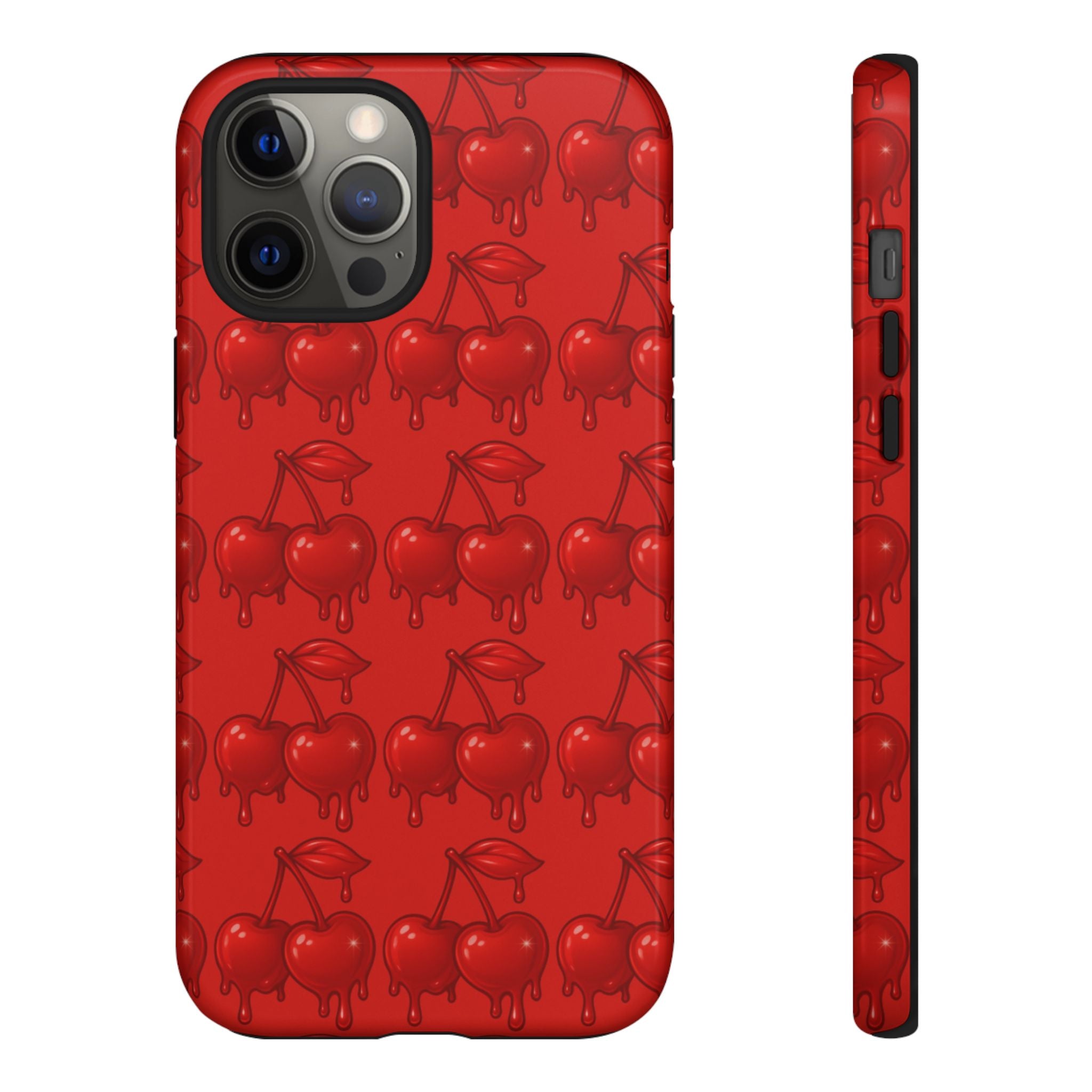 Red Dripping Cherry Phone Case