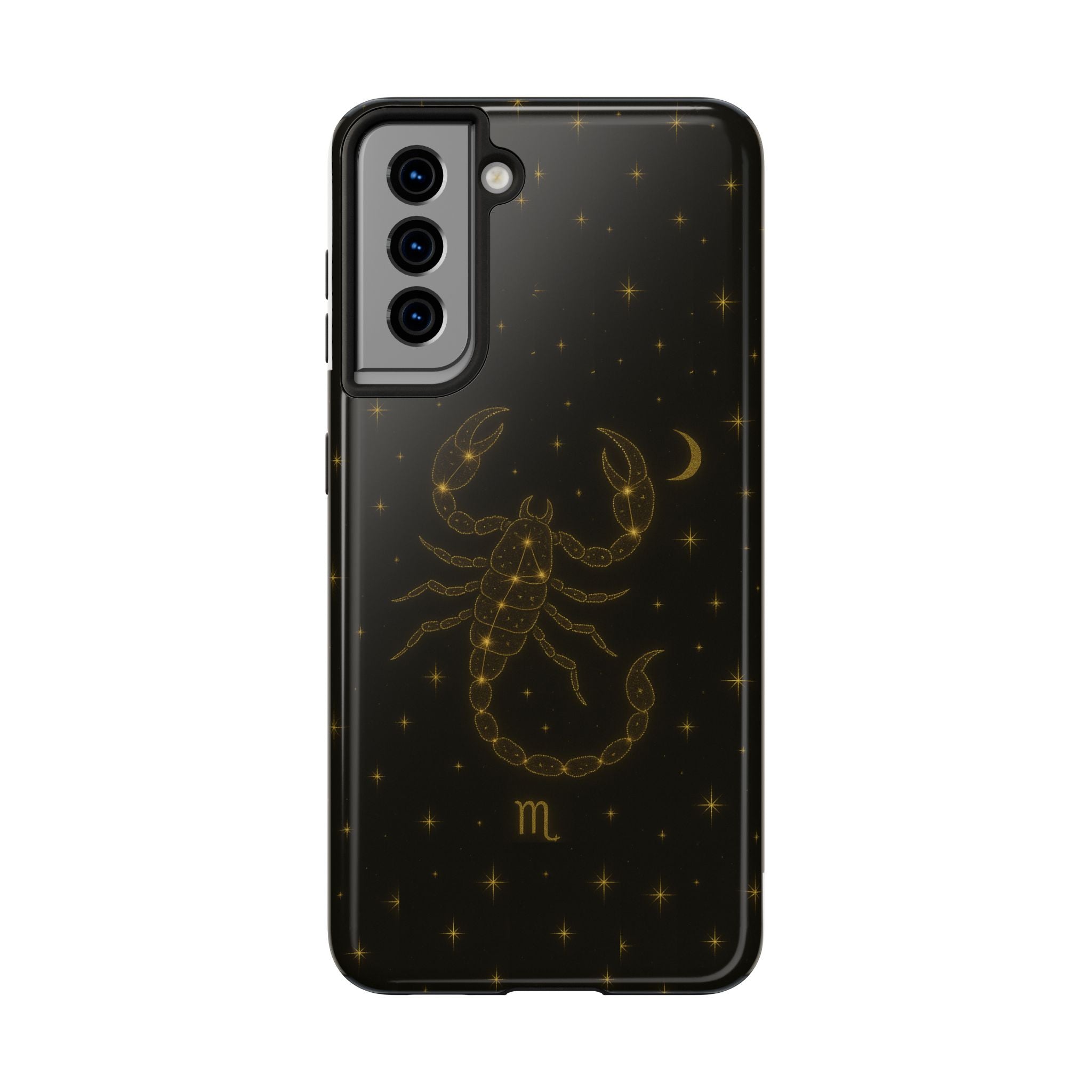 Scorpio Constellation Tough Phone Case — Black & Gold Zodiac Protection