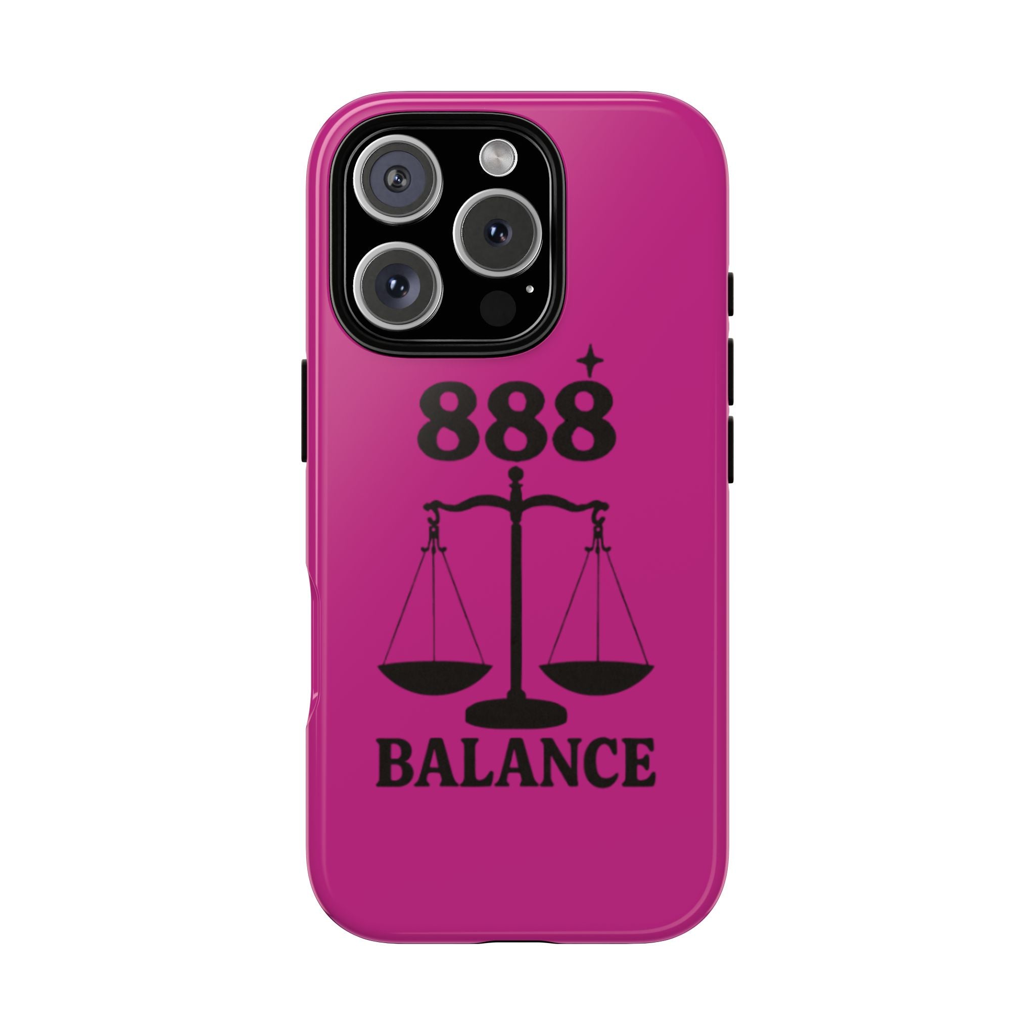 Black & Pink 888 Balance Phone Case