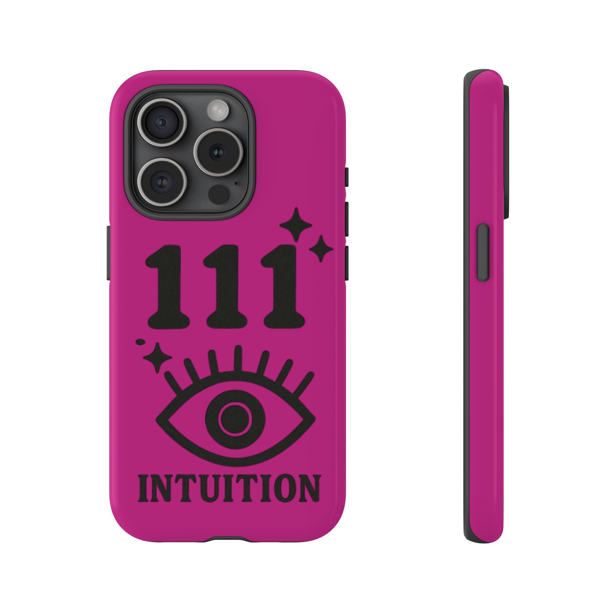 Black & Pink 111 Intuition Phone Case