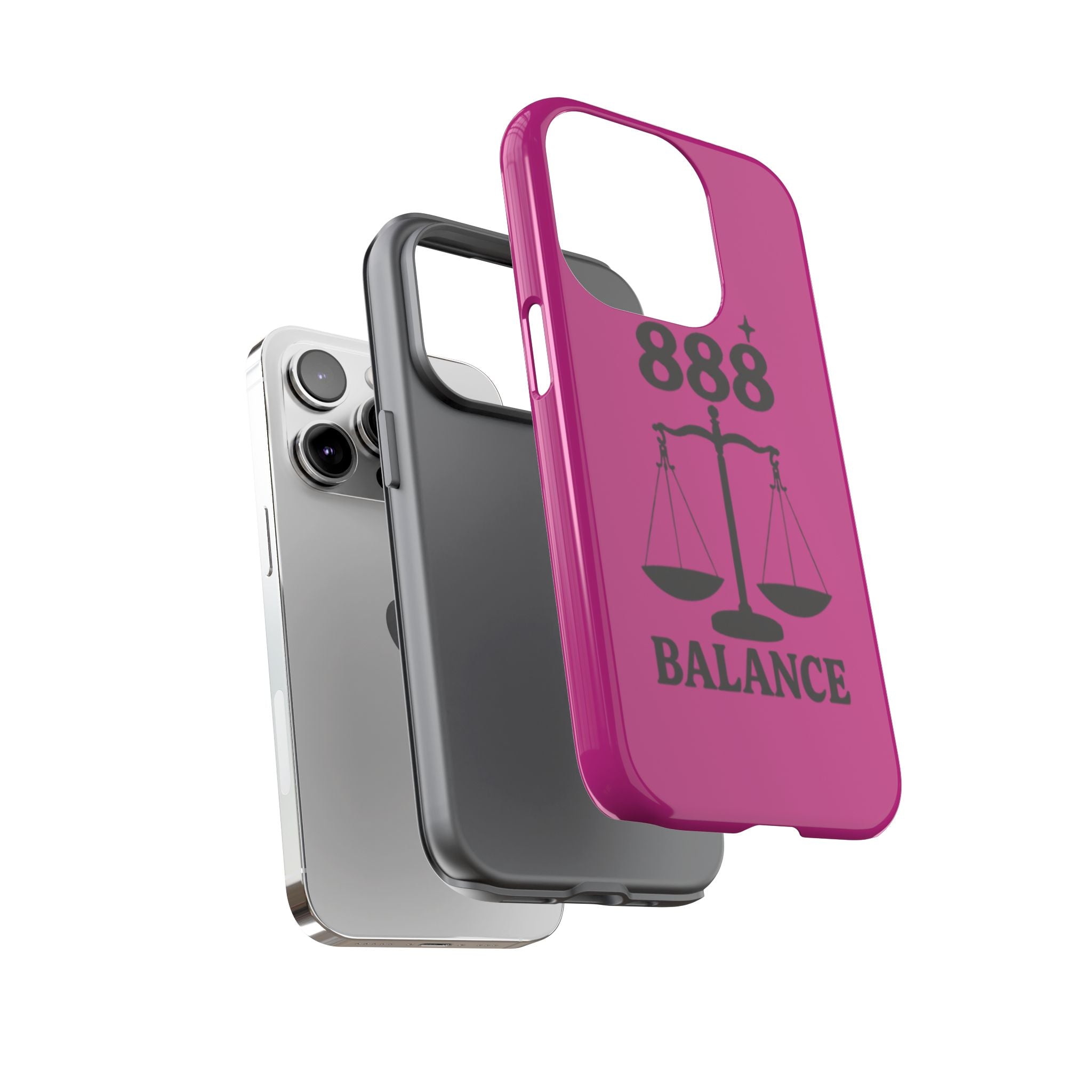 Black & Pink 888 Balance Phone Case