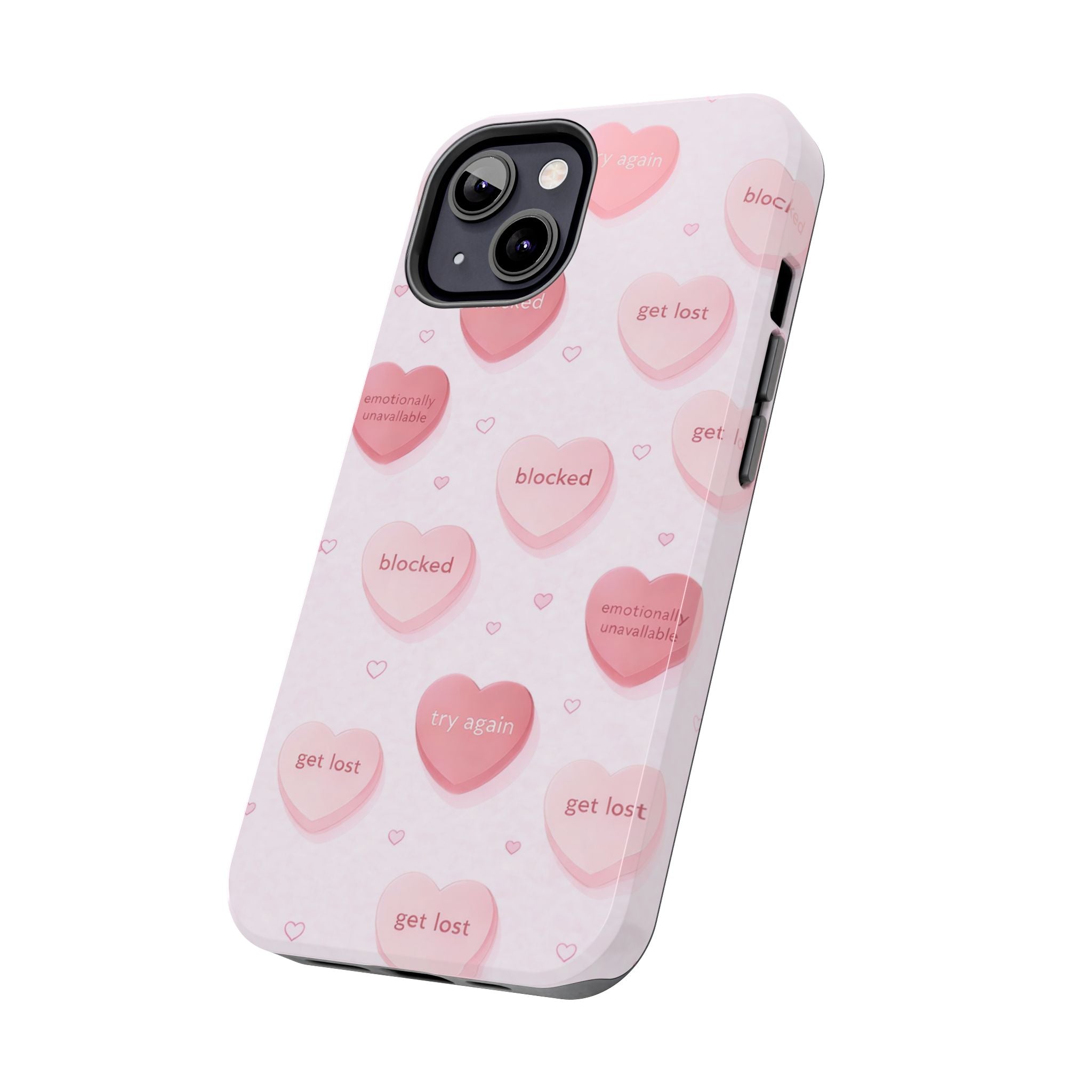 Non-Conversation Hearts Phone Case