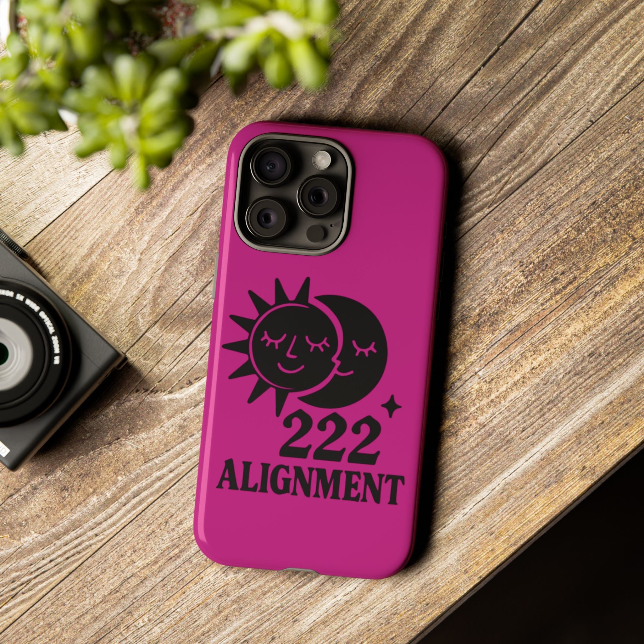 Black & Pink 222 Alignment Phone Case
