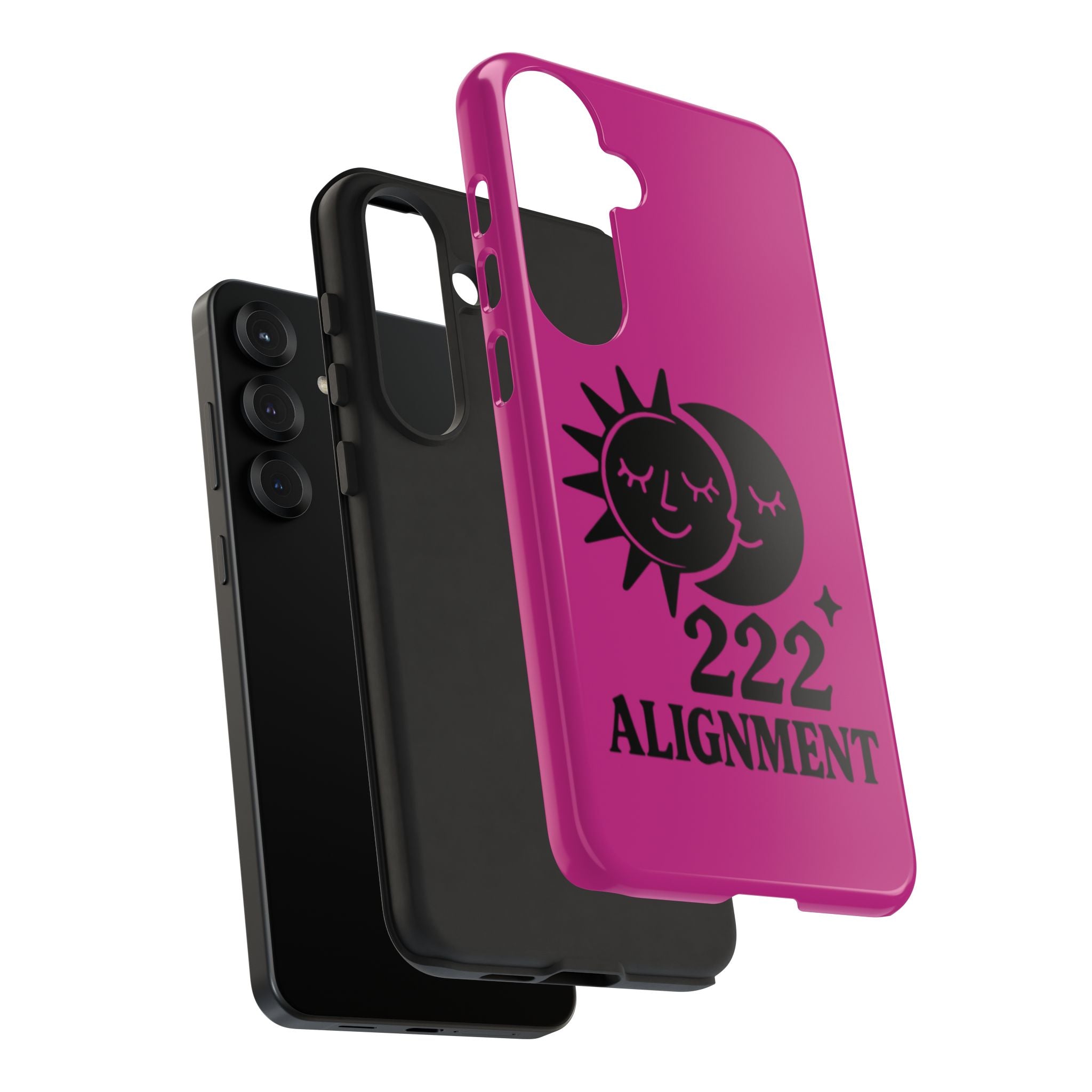 Black & Pink 222 Alignment Phone Case