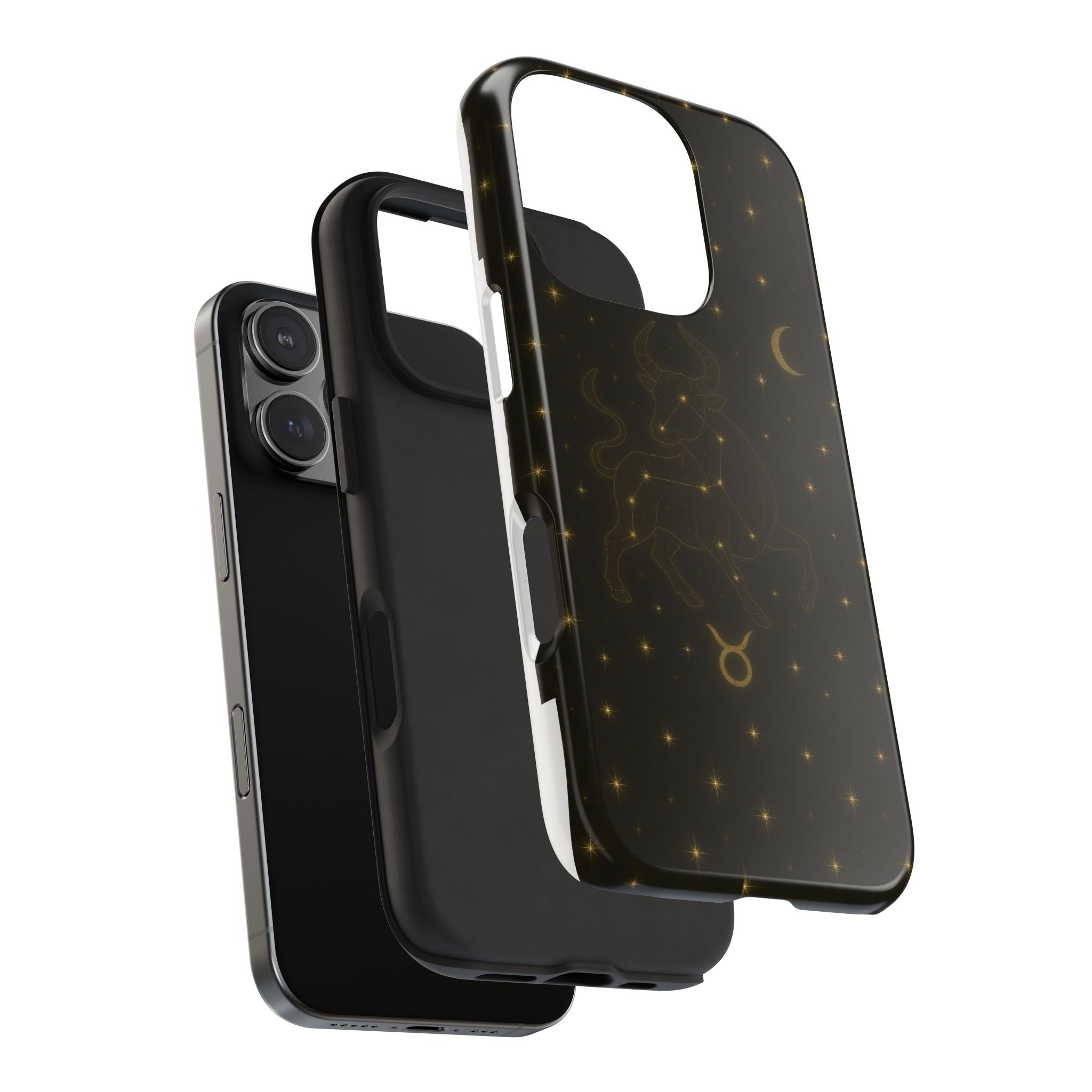 Taurus Constellation Tough Phone Case — Gold Zodiac Bull Phone Case