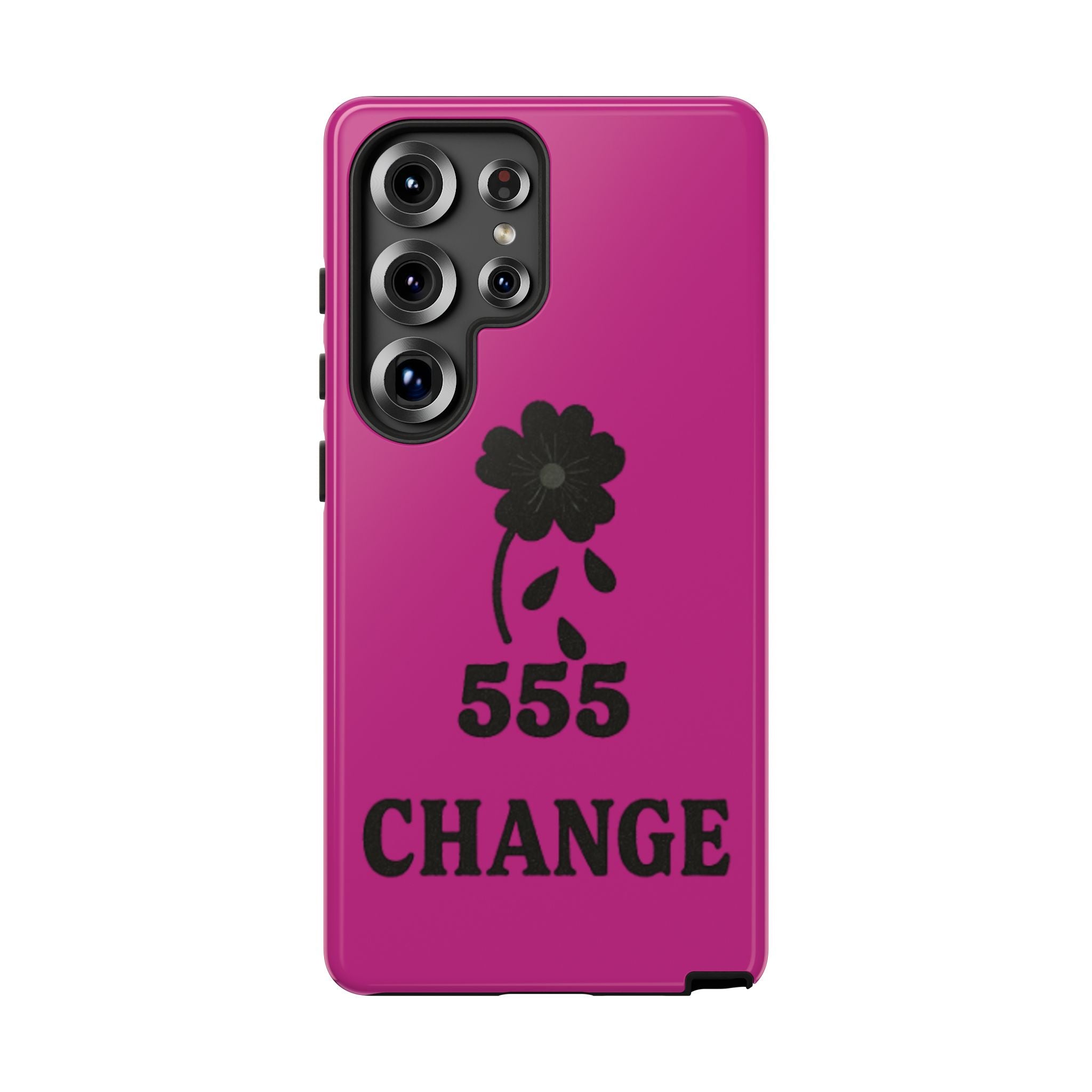 Black & Pink 555 Change Phone Case