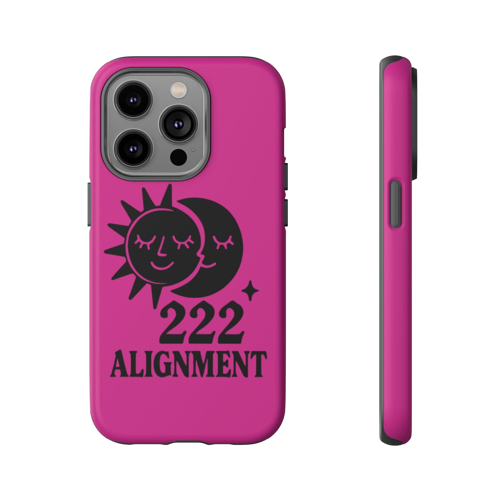 Black & Pink 222 Alignment Phone Case