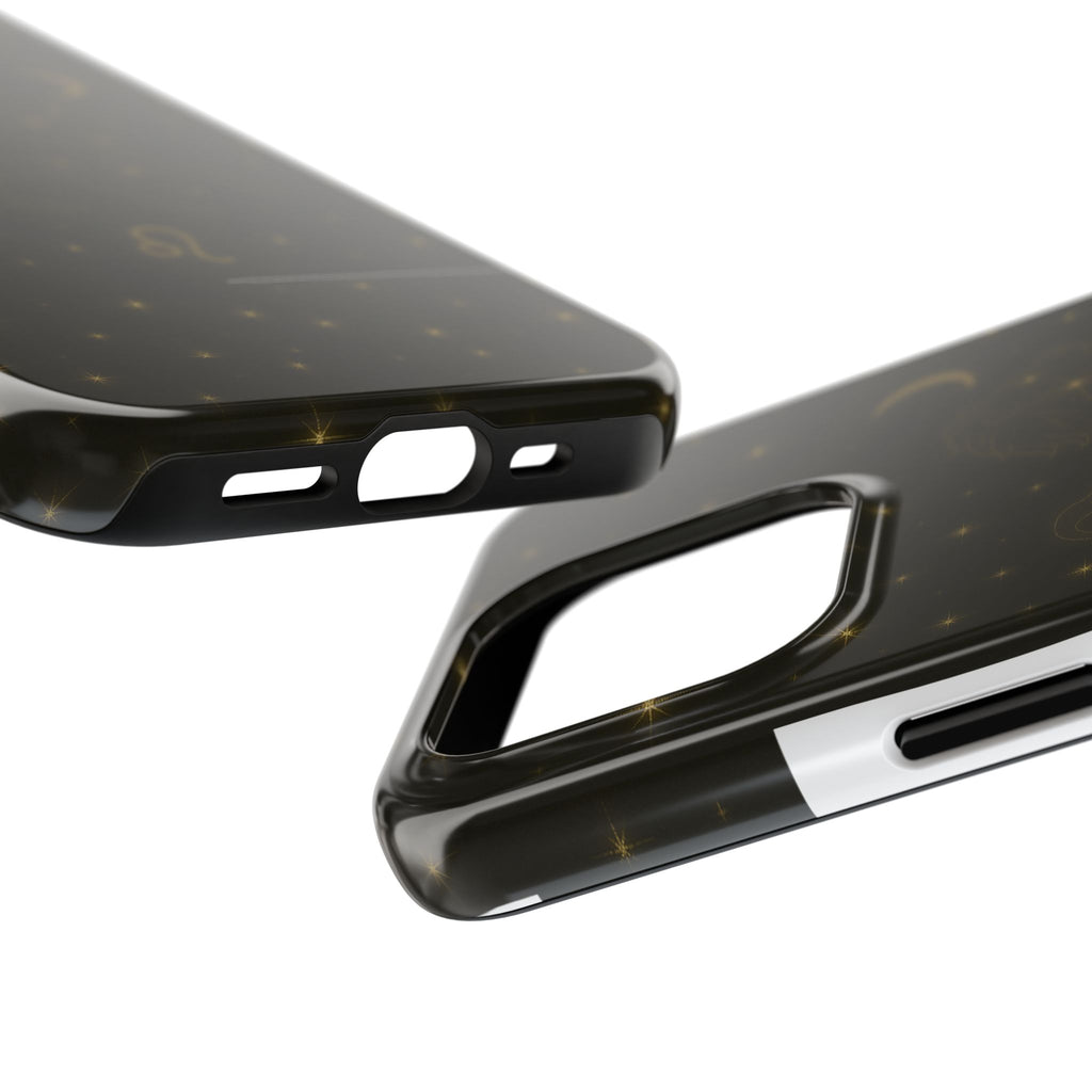 Leo Constellation Tough Phone Case — Zodiac Lion Design with Moon & Stars
