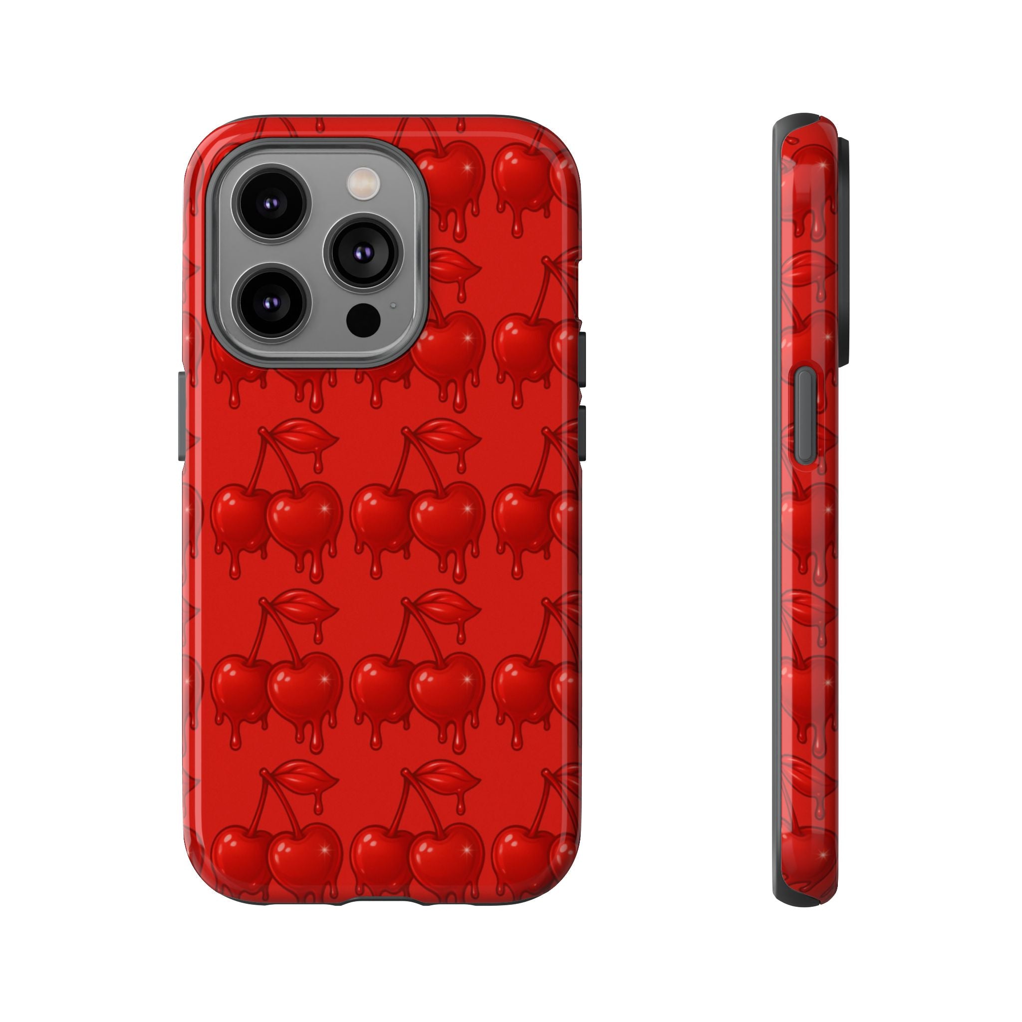 Red Dripping Cherry Phone Case