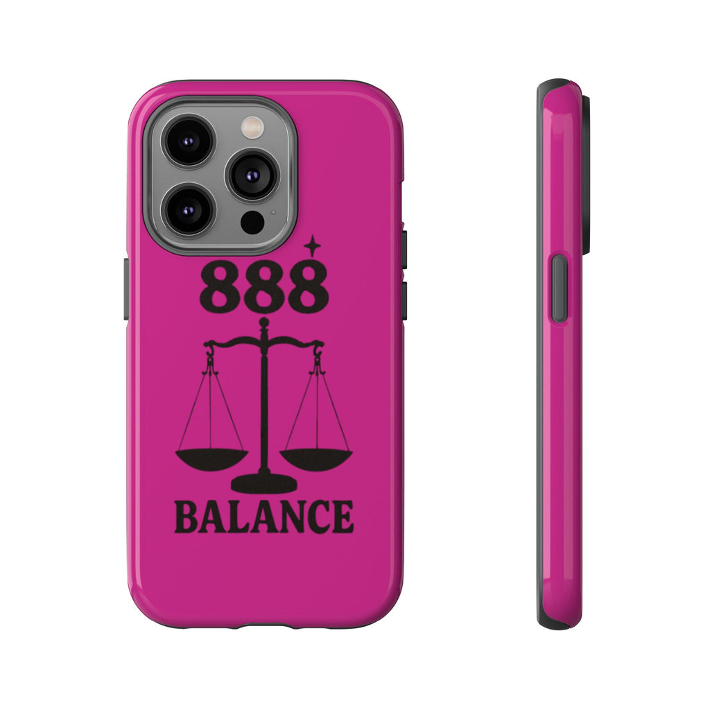 Black & Pink 888 Balance Phone Case