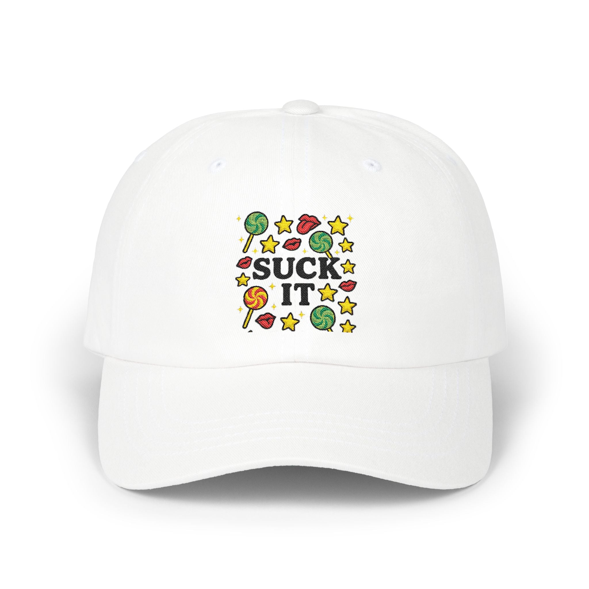 ‘Suck It’ Candy Graphic Dad Cap