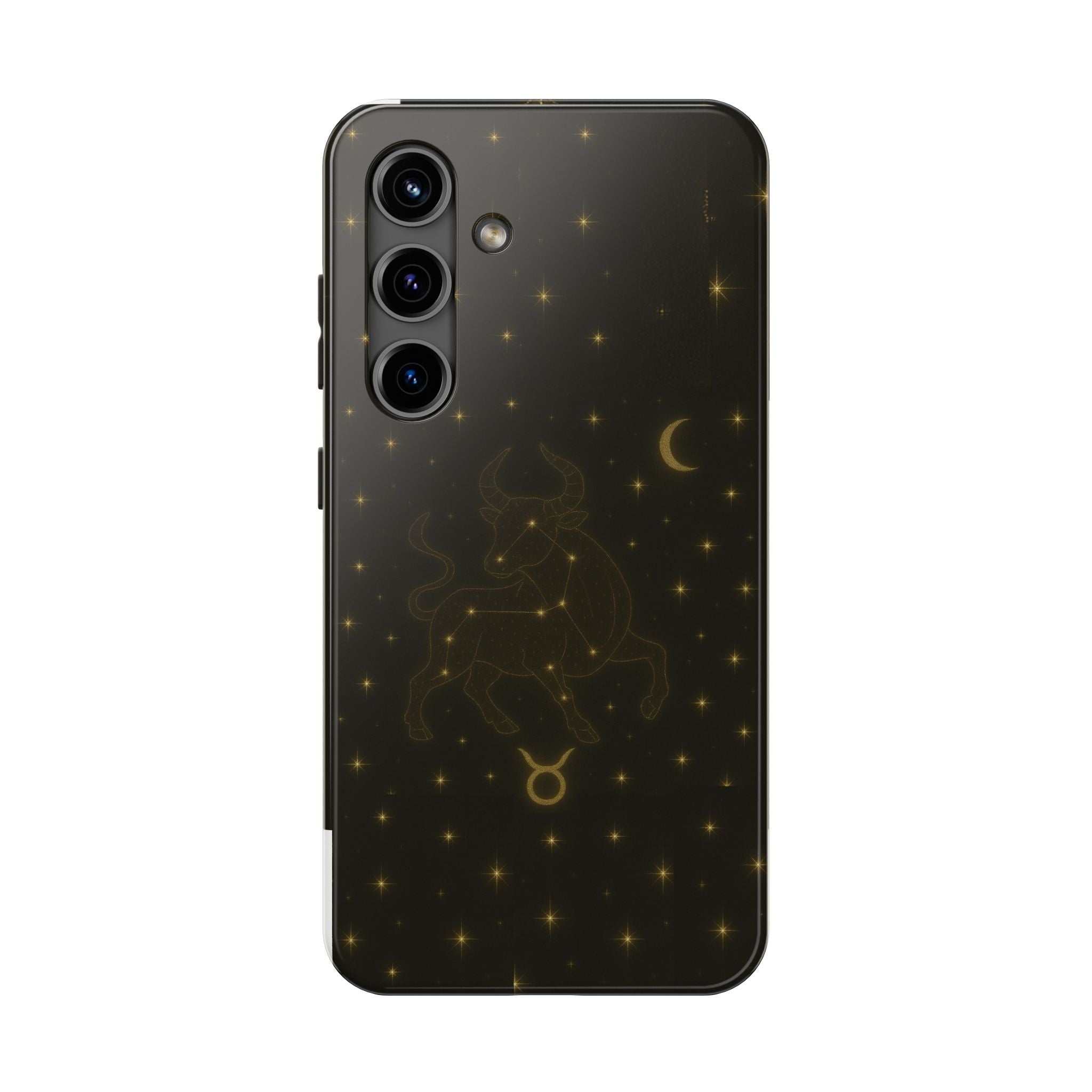 Taurus Constellation Tough Phone Case — Gold Zodiac Bull Phone Case