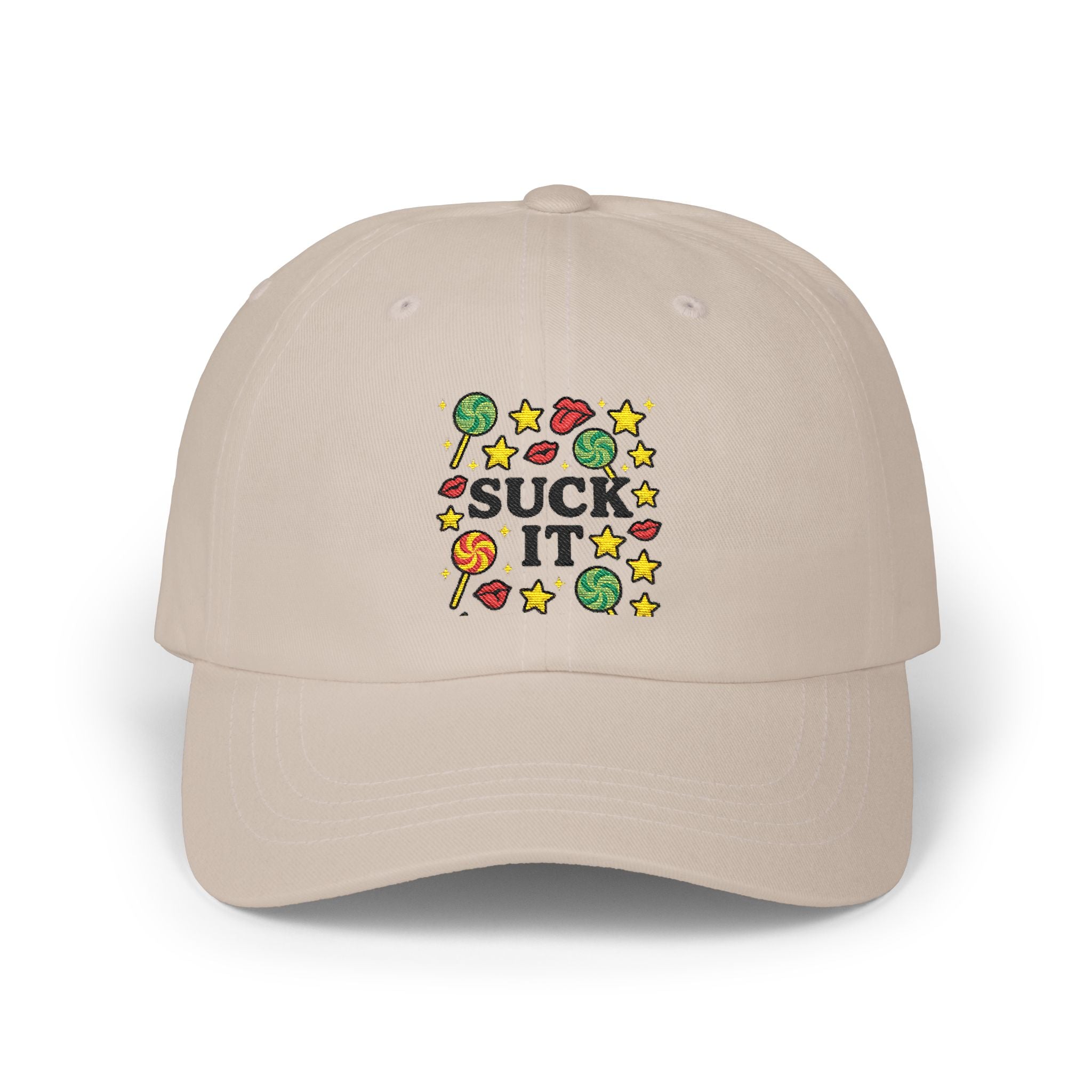 ‘Suck It’ Candy Graphic Dad Cap