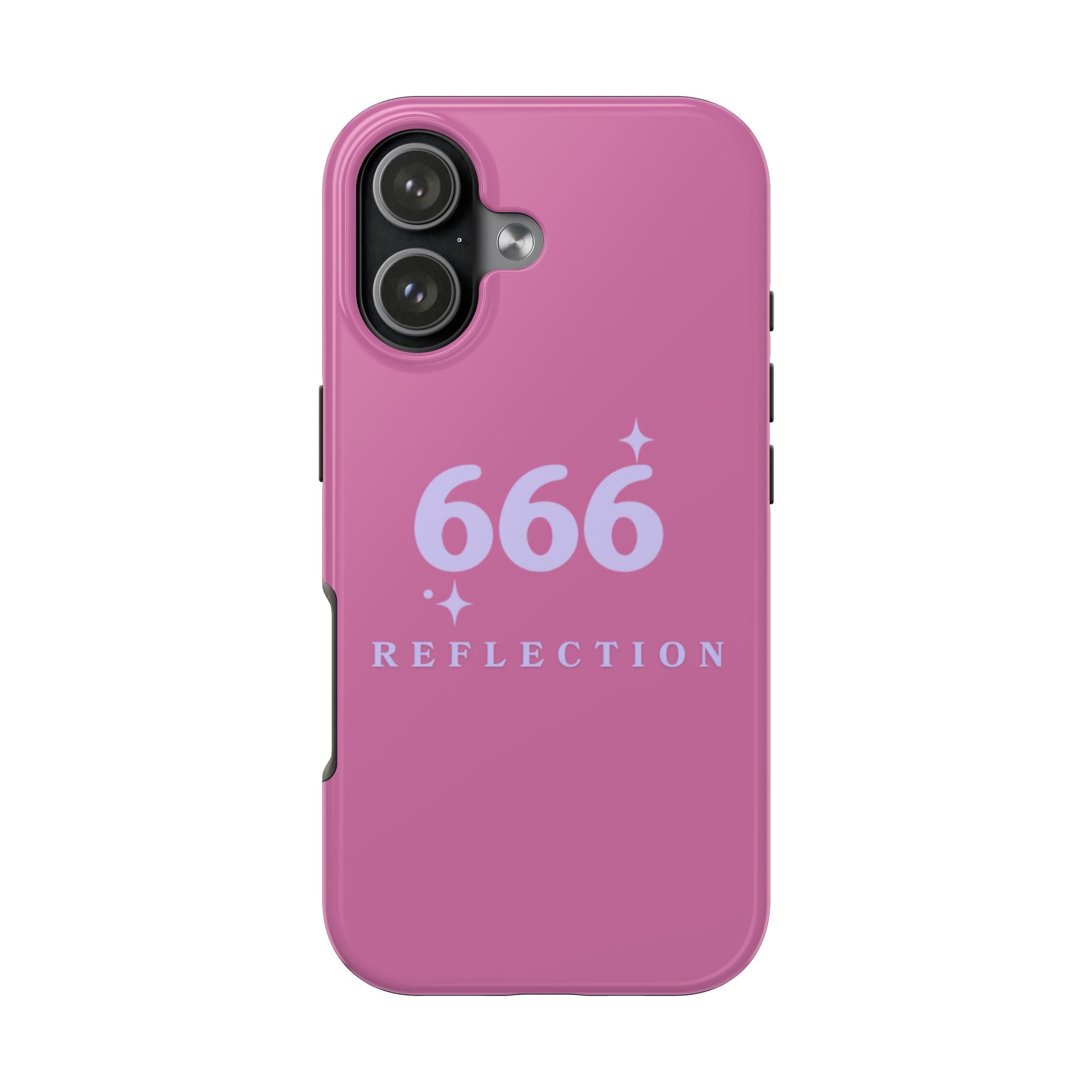 Pink & Purple 666 Reflection Phone Case