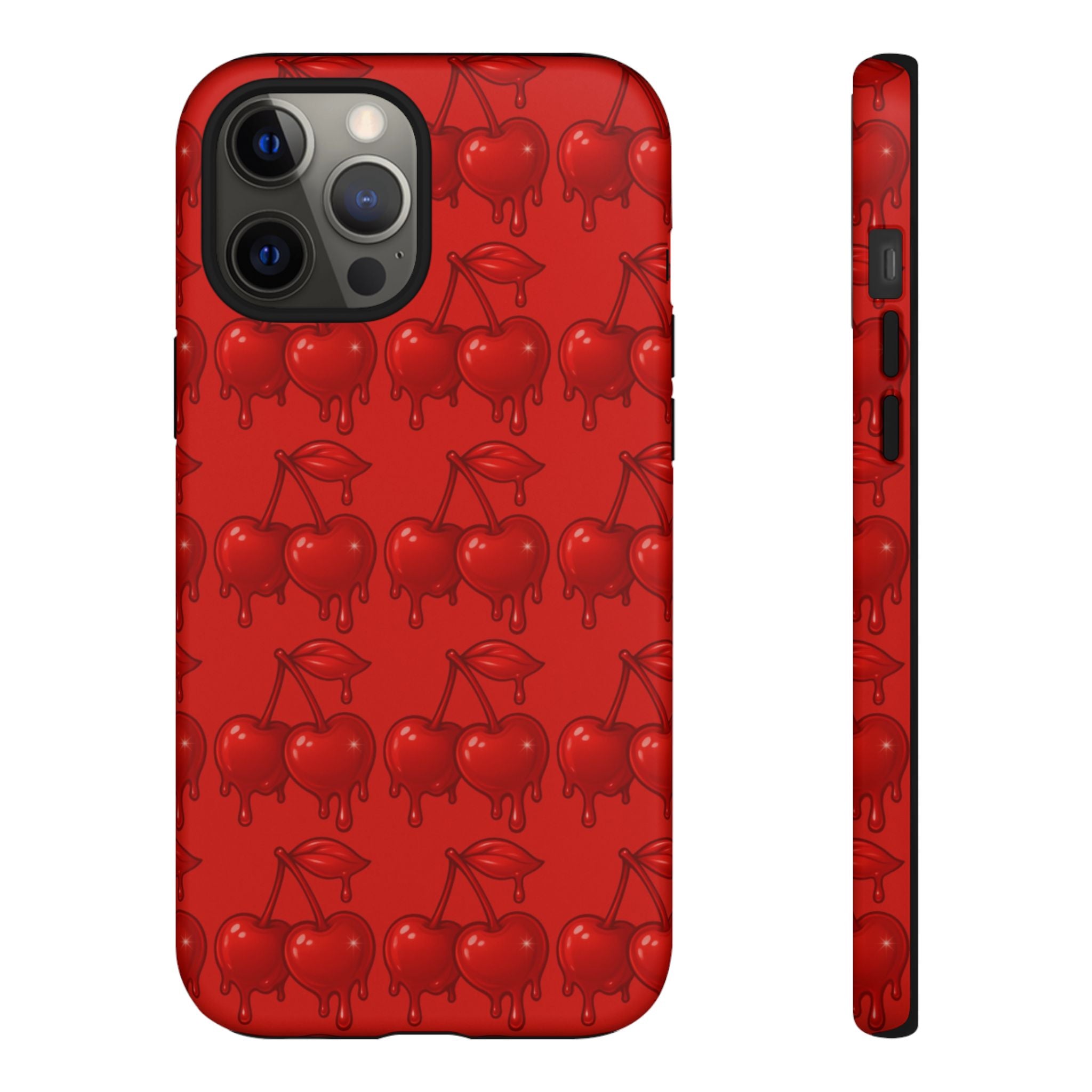 Red Dripping Cherry Phone Case