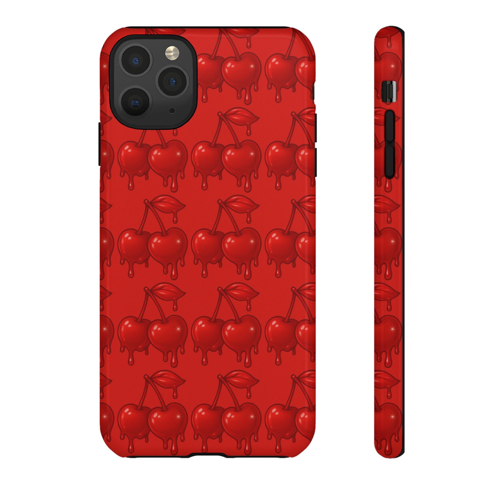 Red Dripping Cherry Phone Case