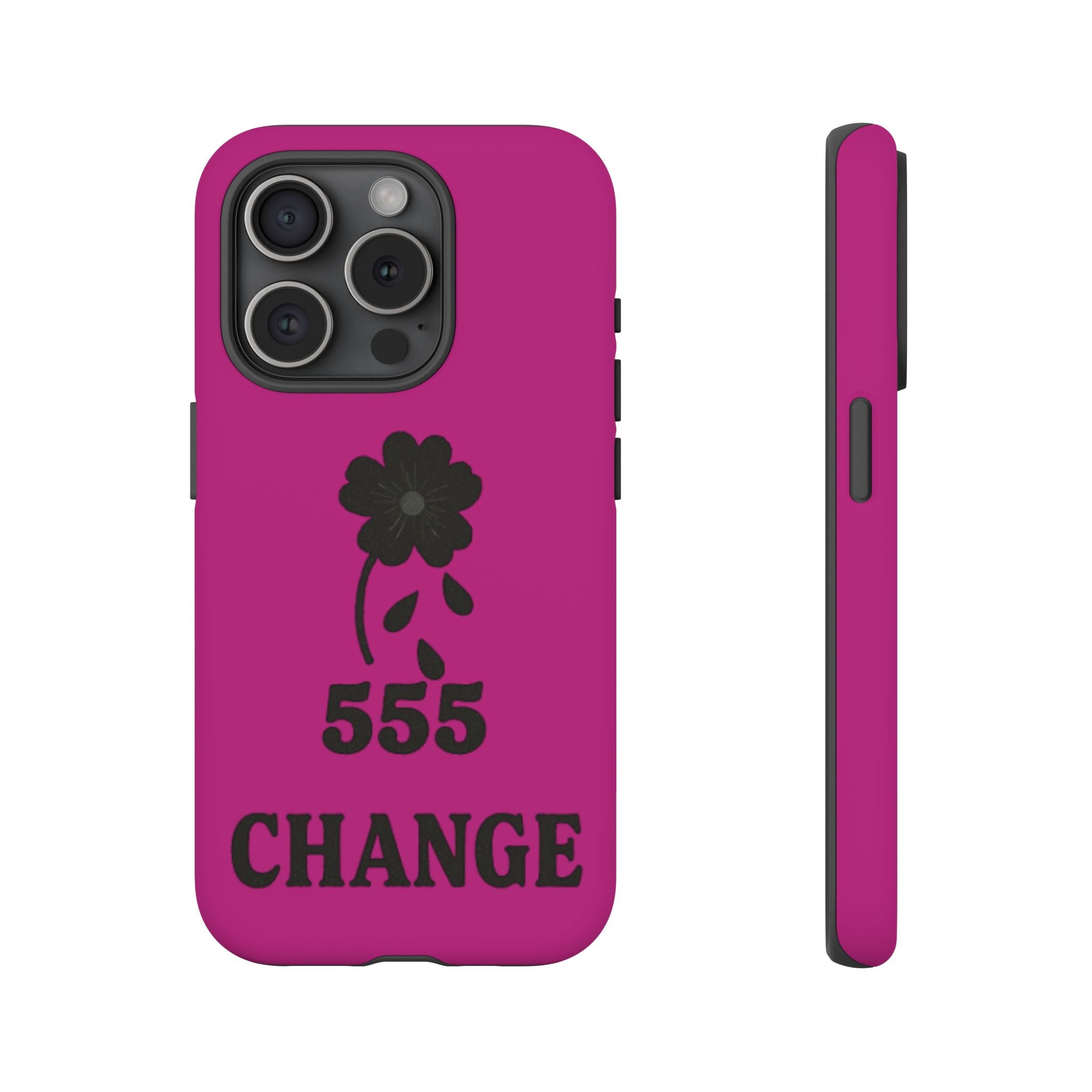 Black & Pink 555 Change Phone Case