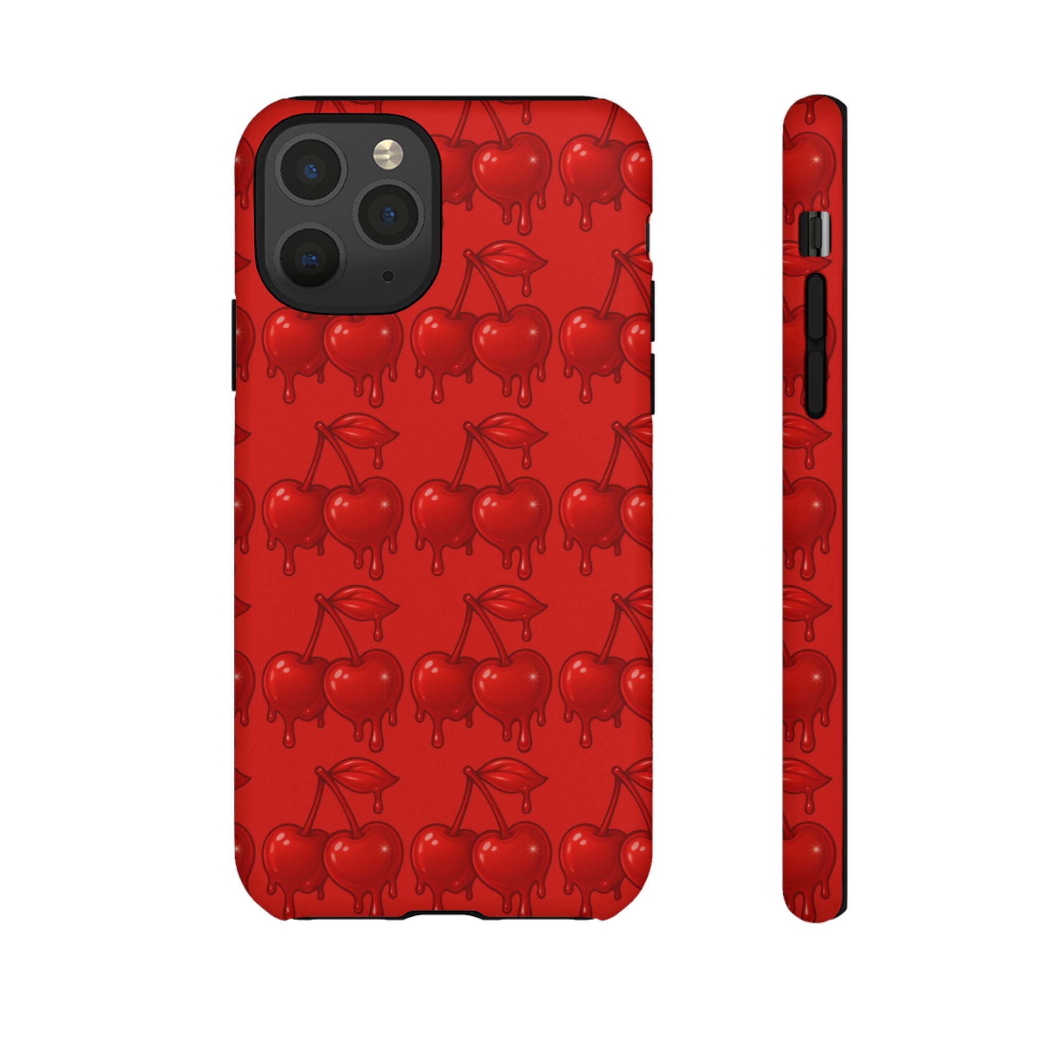 Red Dripping Cherry Phone Case