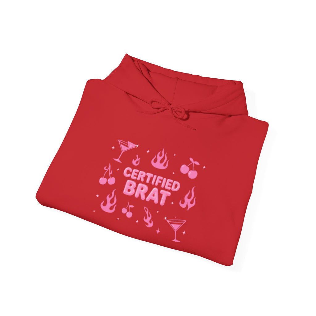 Certified Brat Pink Graphic Hoodie
