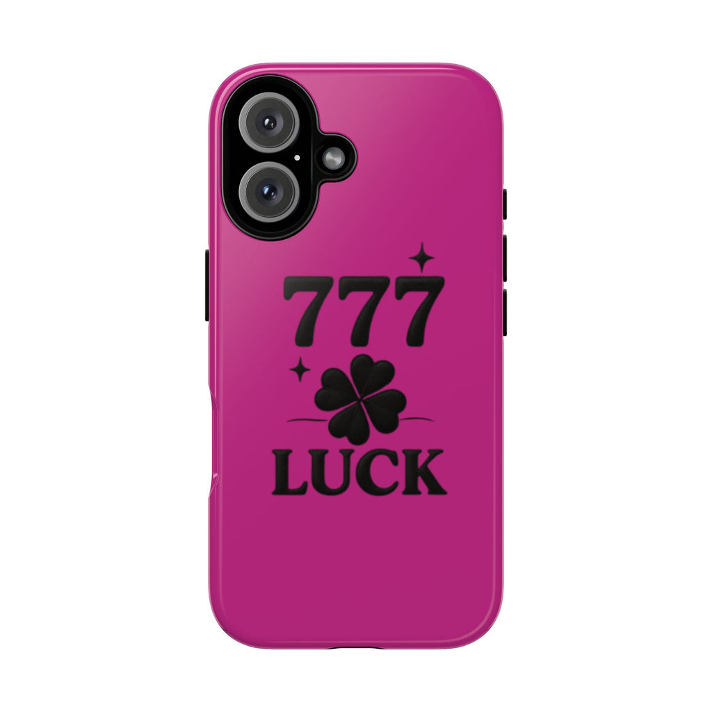 Black & Pink 777 Luck Phone Case