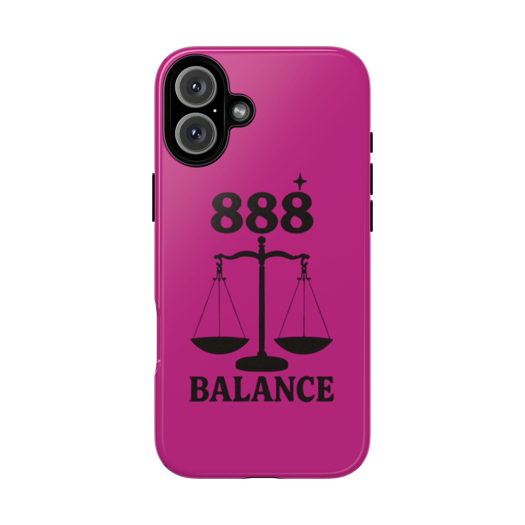 Black & Pink 888 Balance Phone Case