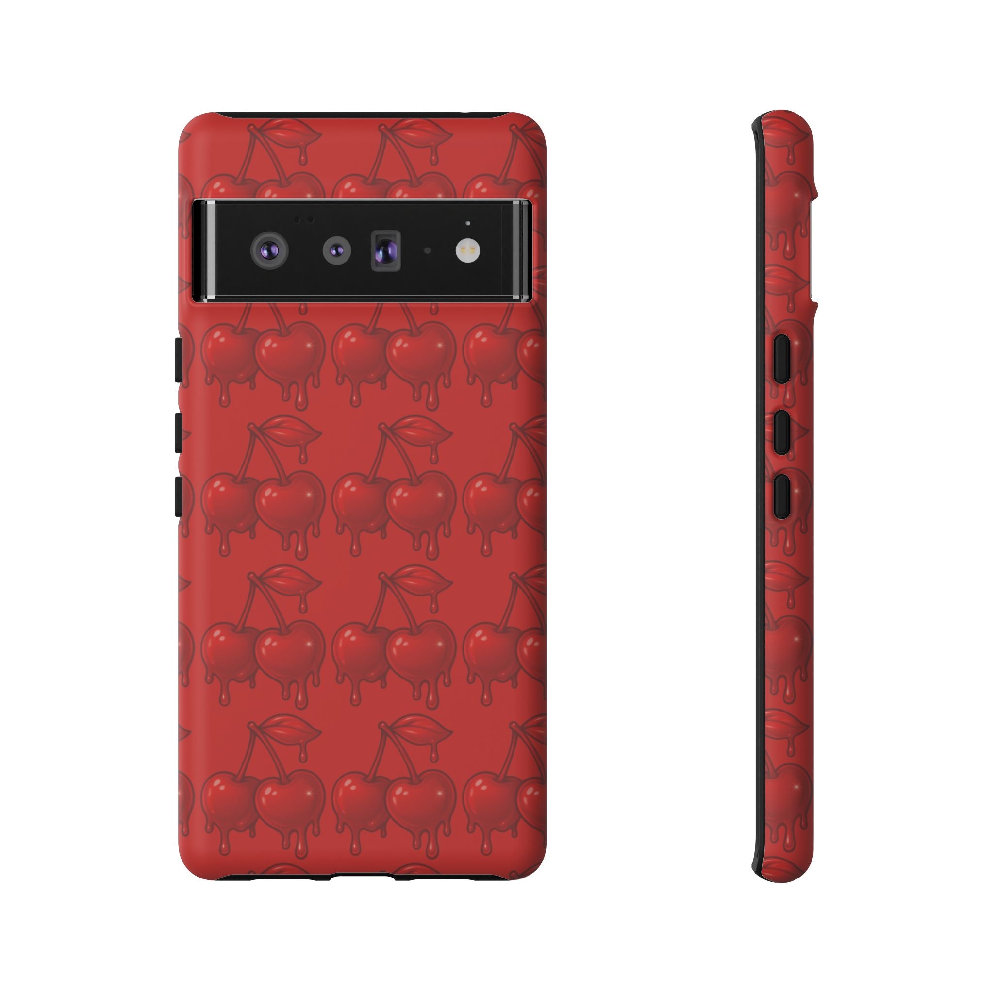 Red Dripping Cherry Phone Case