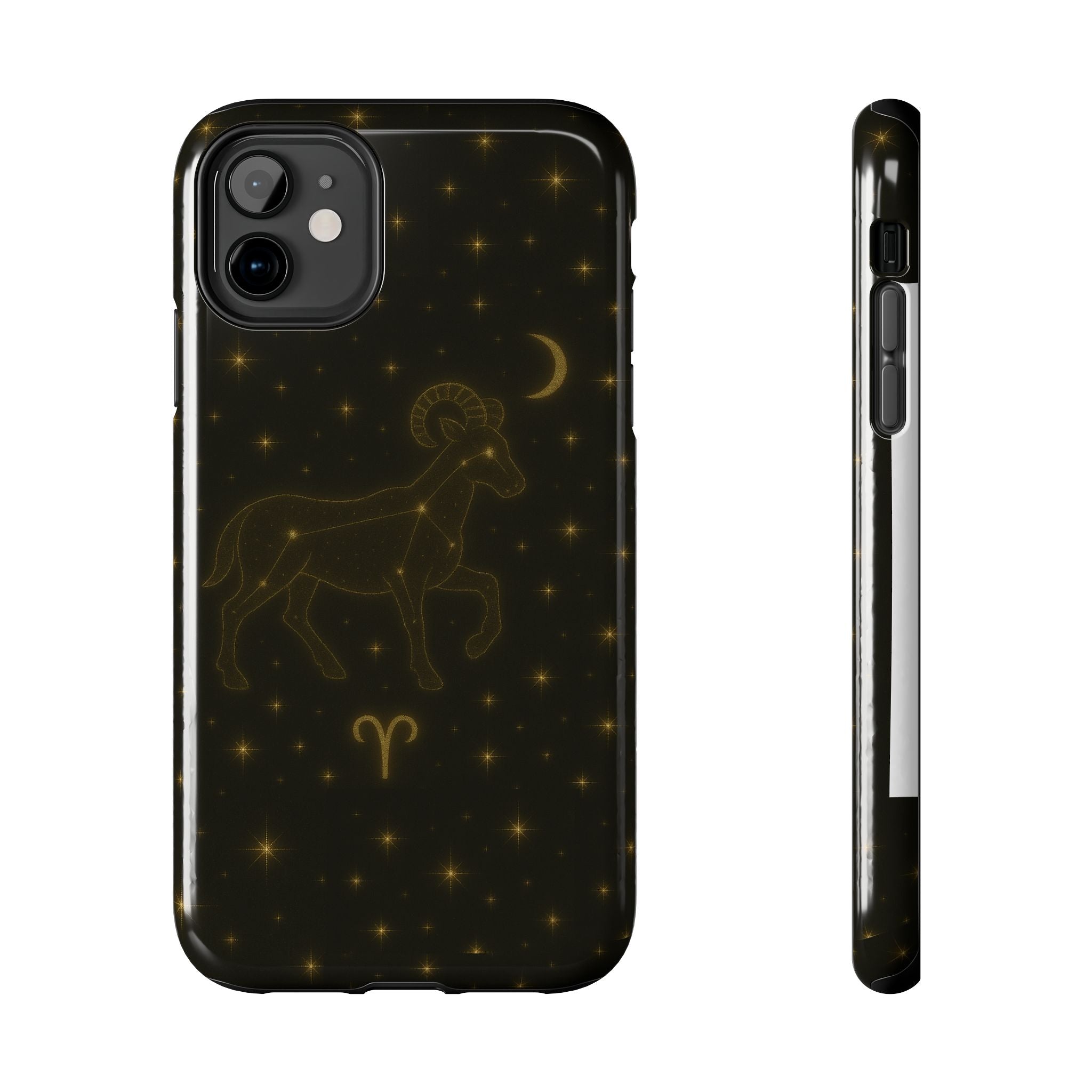 Aries Constellation Tough Phone Case — Zodiac Ram Star Map Design