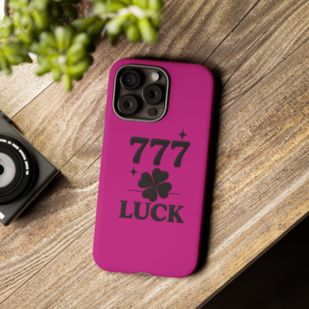 Black & Pink 777 Luck Phone Case