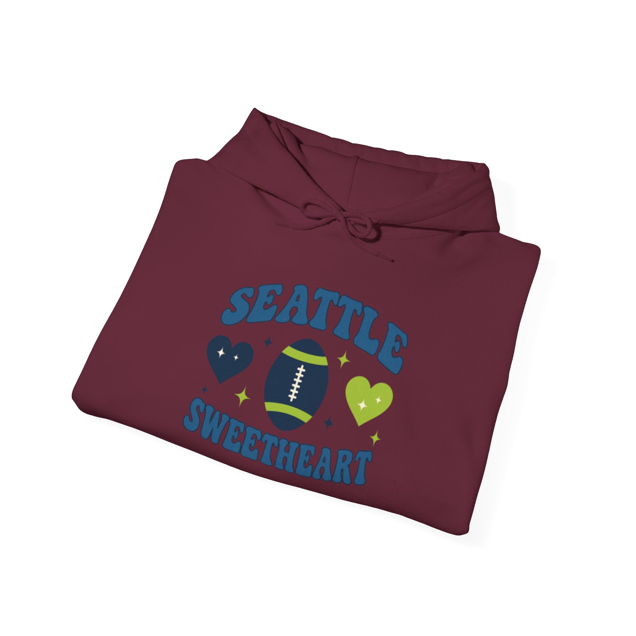 Seattle Sweetheart Football Hoodie — Fan Pullover