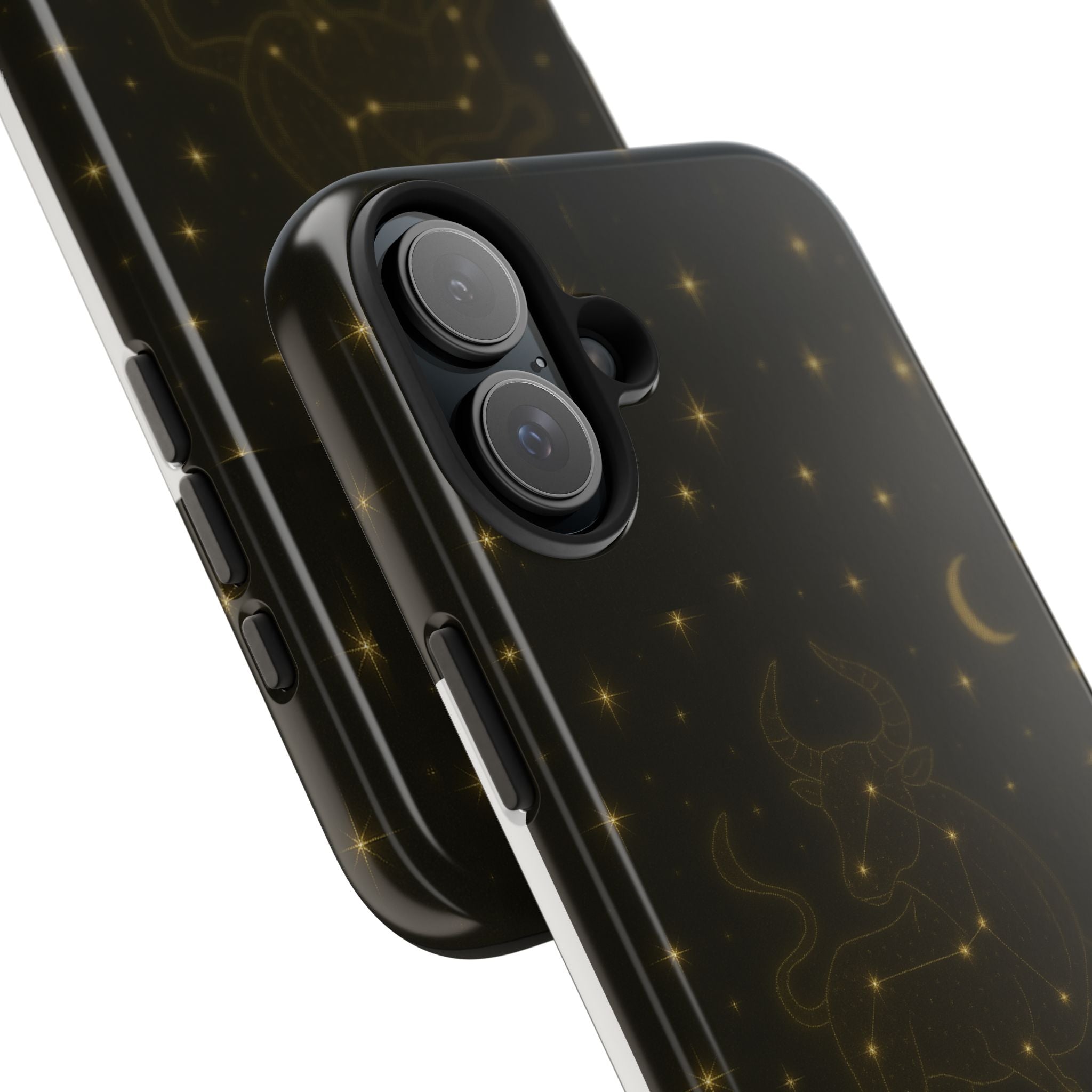 Taurus Constellation Tough Phone Case — Gold Zodiac Bull Phone Case