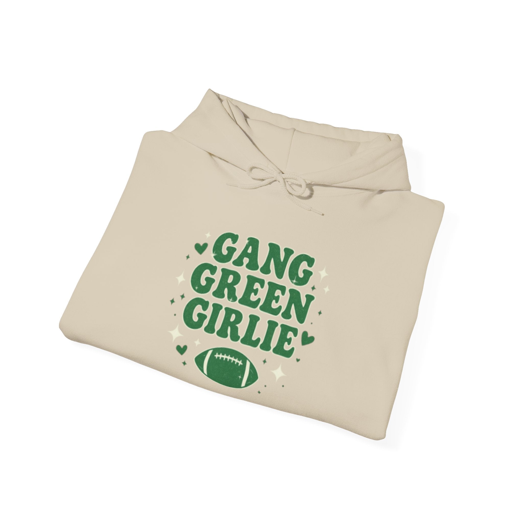 Gang Green Girlie Football Hoodie — Women's Football Fan Pullover
