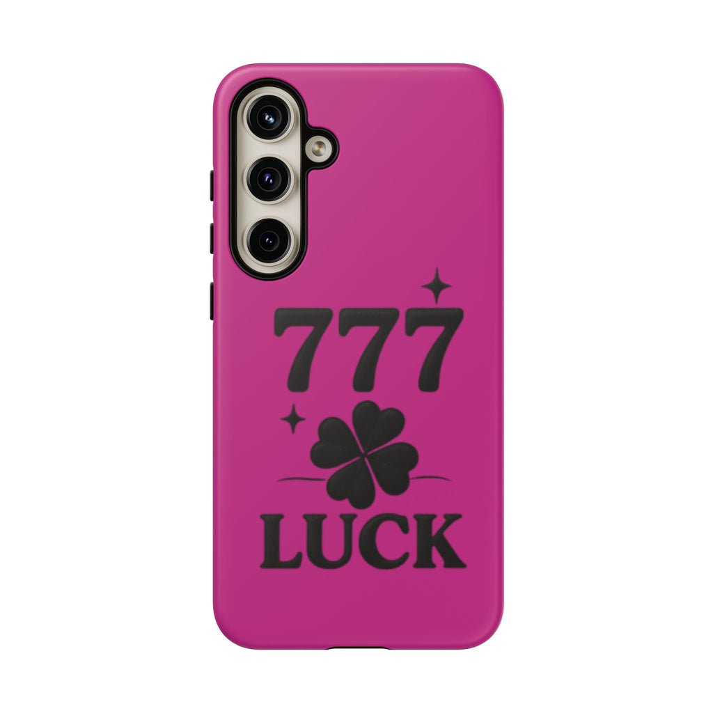 Black & Pink 777 Luck Phone Case