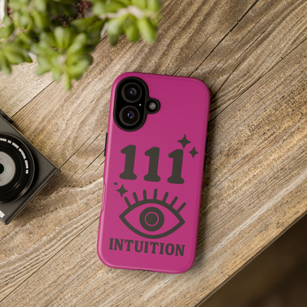 Black & Pink 111 Intuition Phone Case