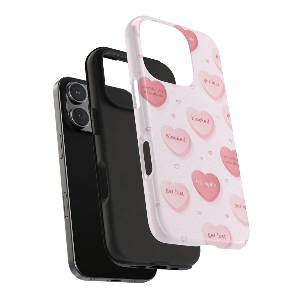 Non-Conversation Hearts Phone Case