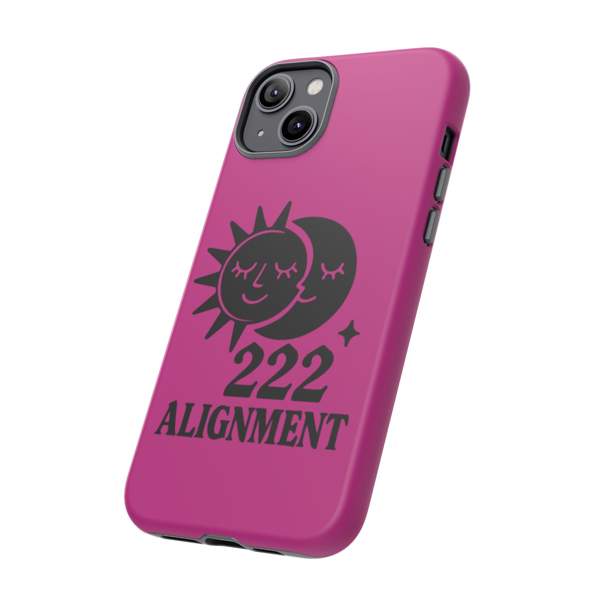 Black & Pink 222 Alignment Phone Case