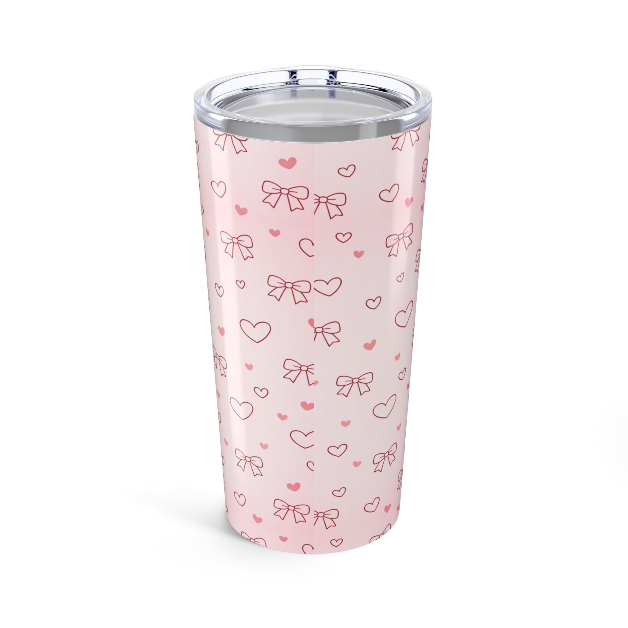 20oz Tumbler Insulated Hearts & Bows