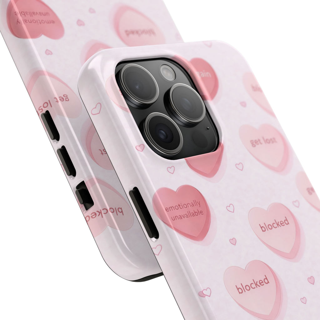 Non-Conversation Hearts Phone Case