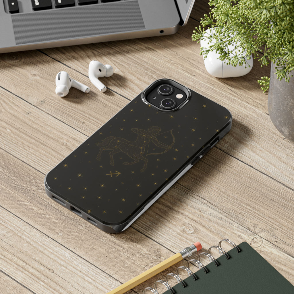 Sagittarius Constellation Tough Phone Case — Zodiac Archer Protective Cover