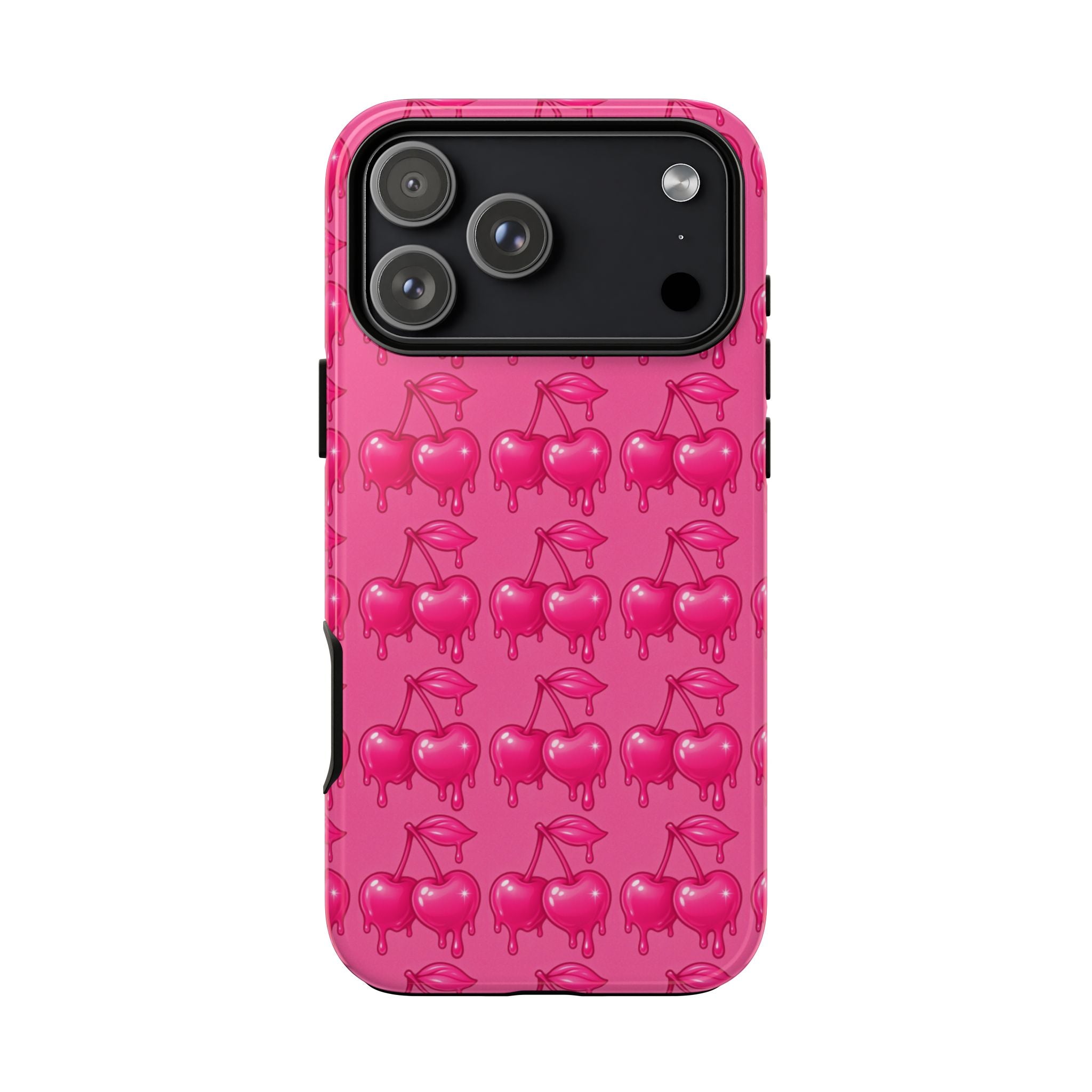 Pink Dripping Cherry Tough Phone Case