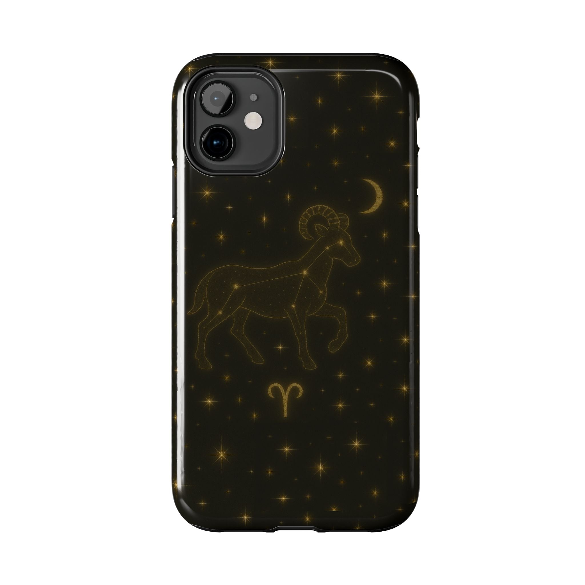 Aries Constellation Tough Phone Case — Zodiac Ram Star Map Design