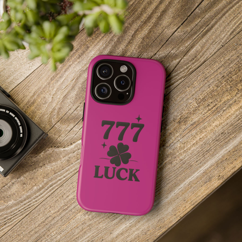 Black & Pink 777 Luck Phone Case