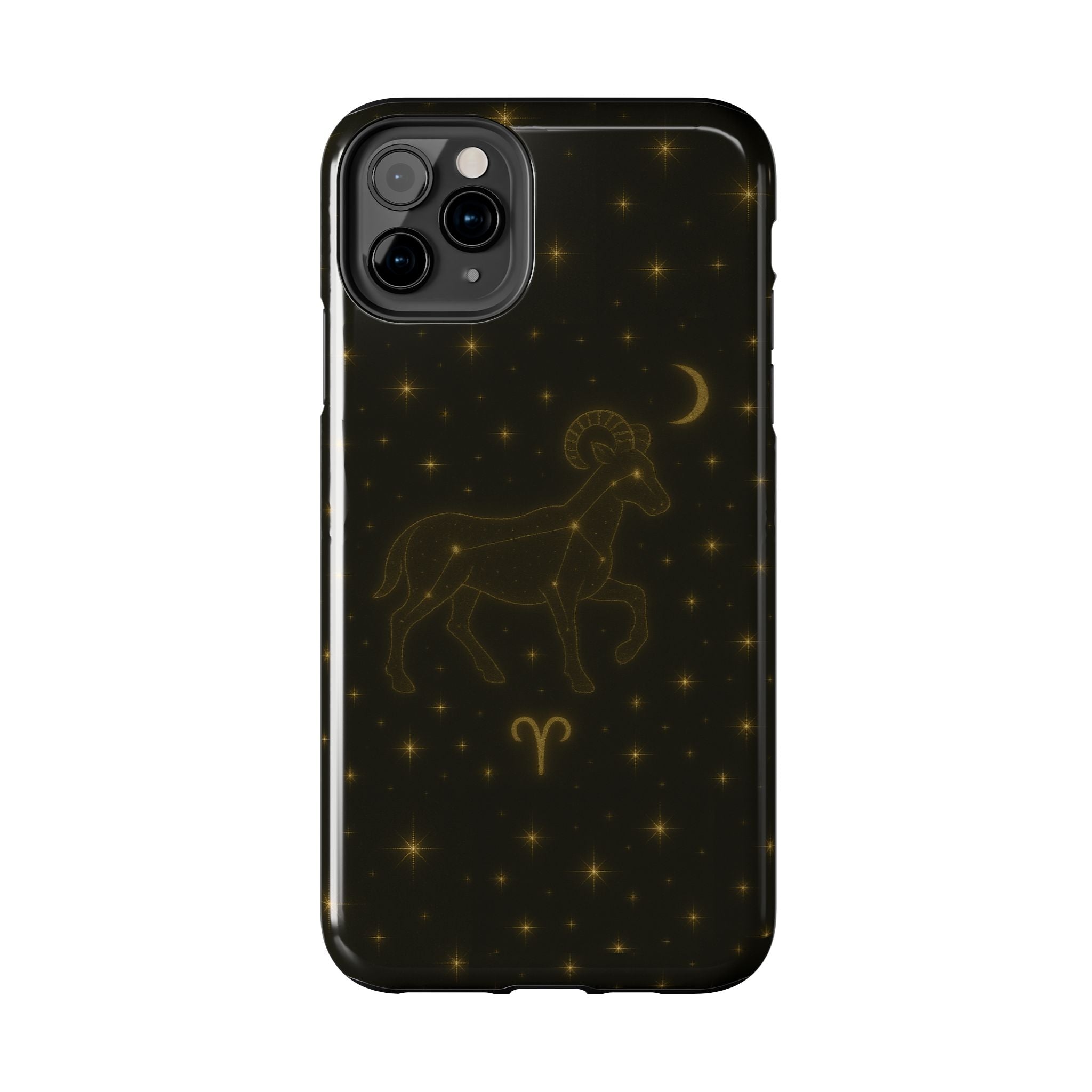 Aries Constellation Tough Phone Case — Zodiac Ram Star Map Design