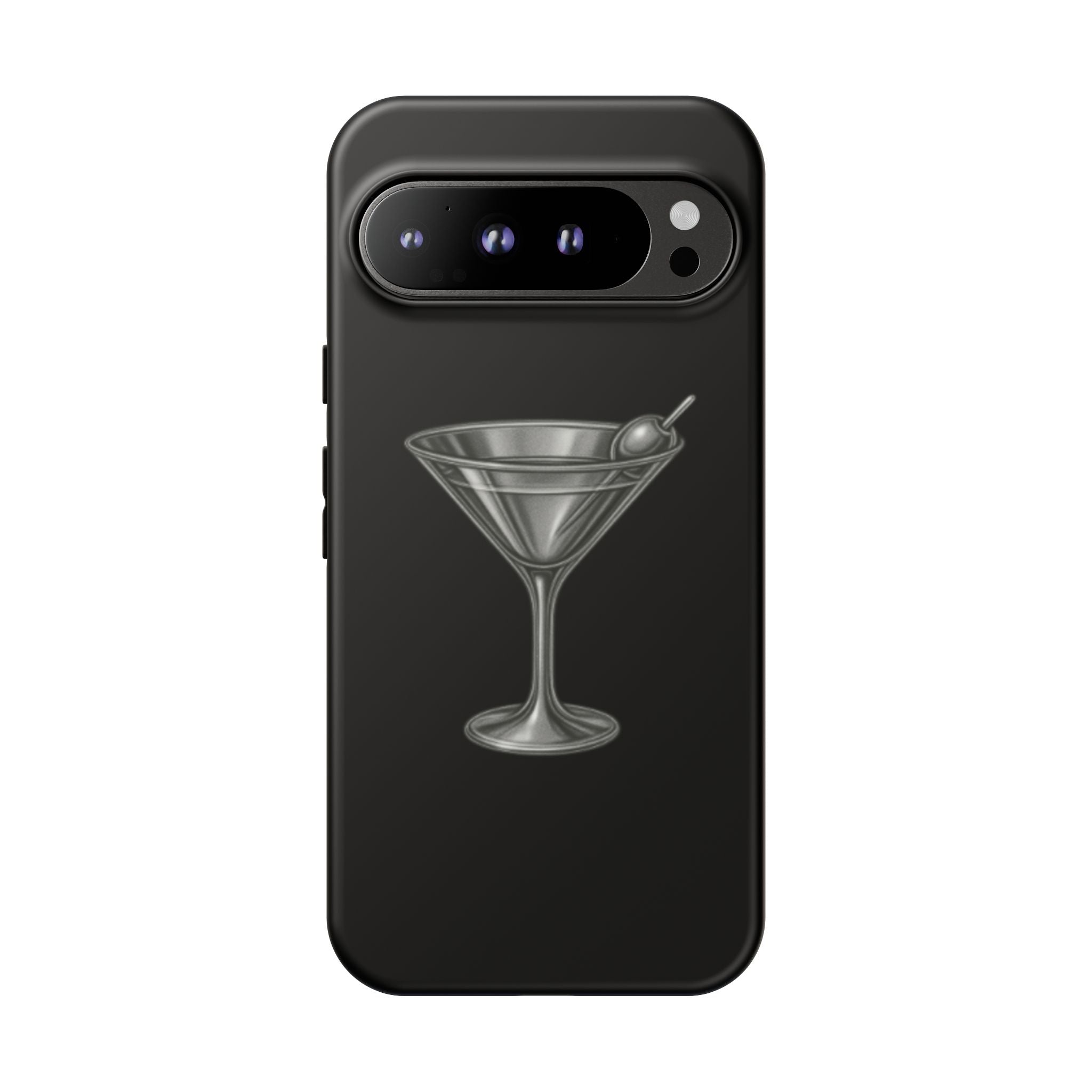 Silver Martini Tough Case Black