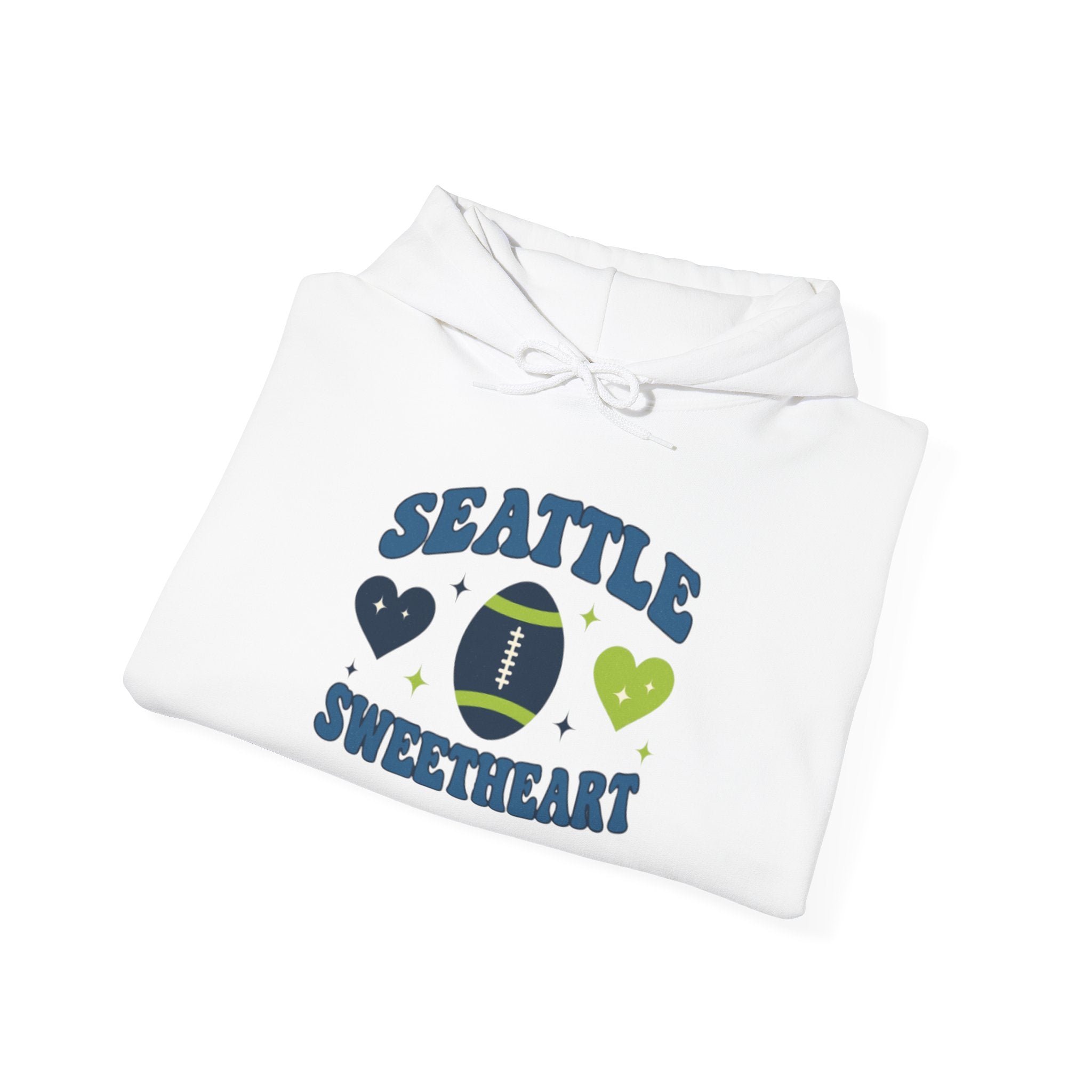 Seattle Sweetheart Football Hoodie — Fan Pullover