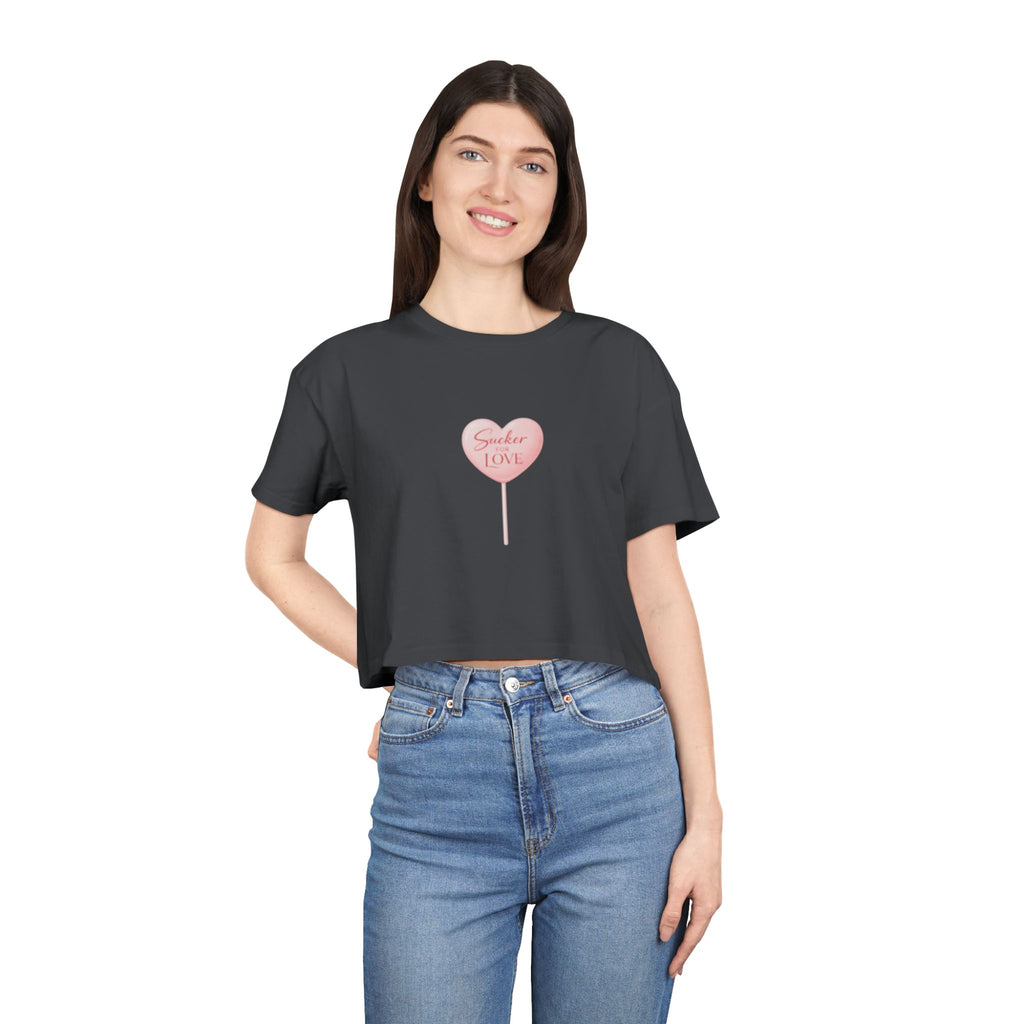 "Sucker for Love" Cropped Tee