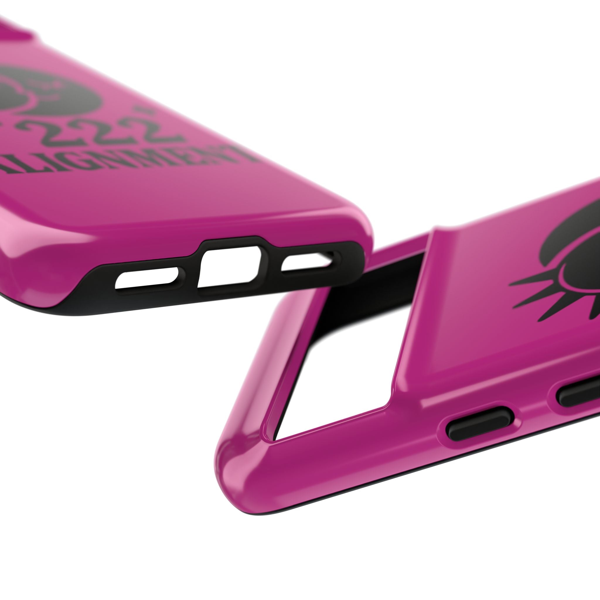 Black & Pink 222 Alignment Phone Case